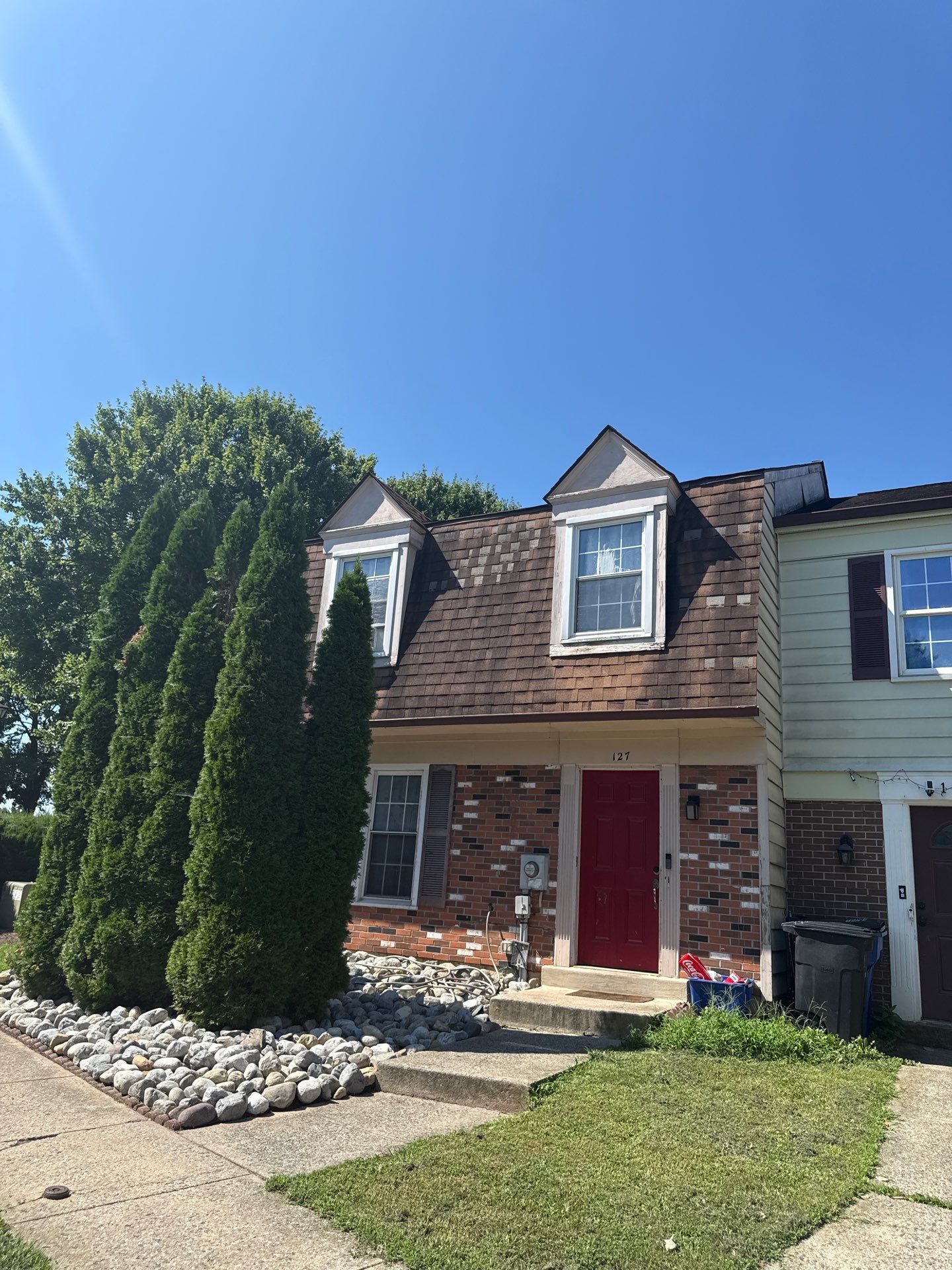 Mansard Roof Replacement and Decking Repair in Frederick, Maryland