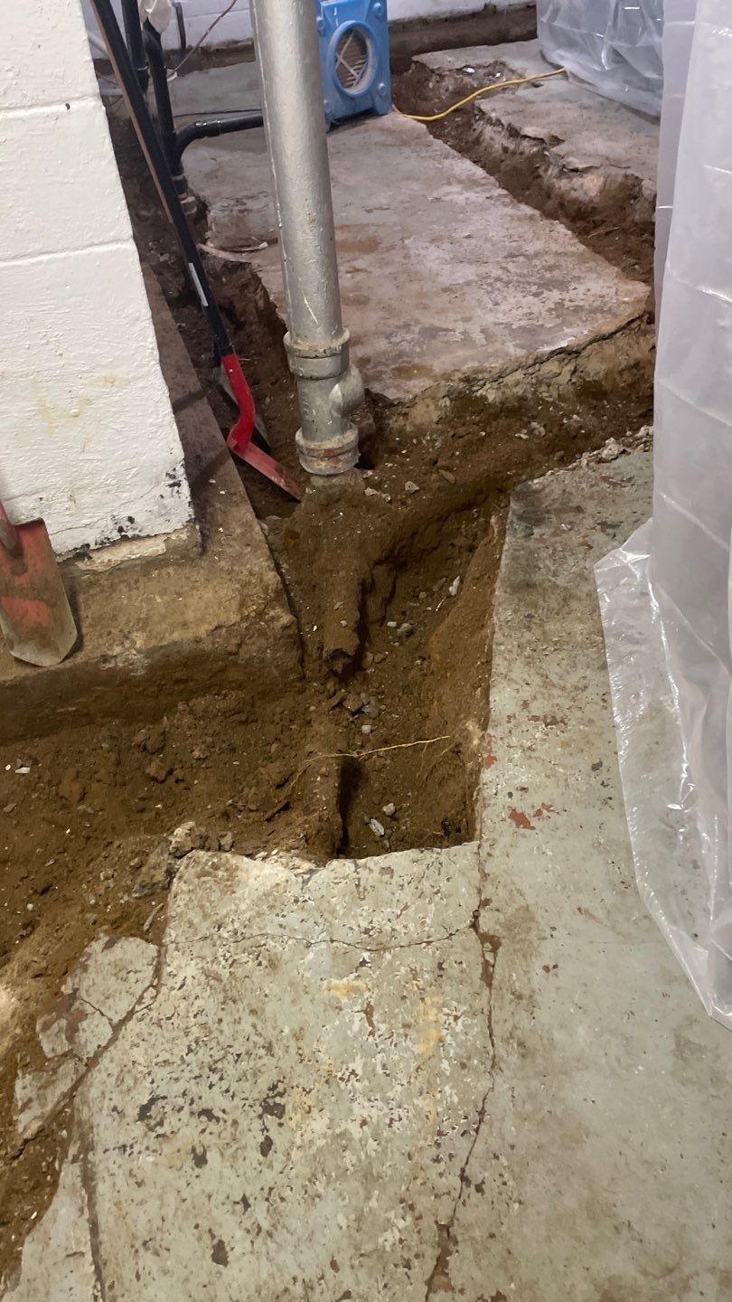 Interior Drain Tile & Yard French Drain in St. Paul, MN by Waterproofing Northeast