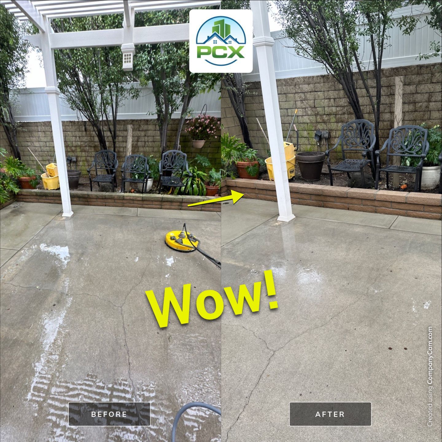 House Wash and concrete cleaning in Fountain Valley by Property Cleaning Experts