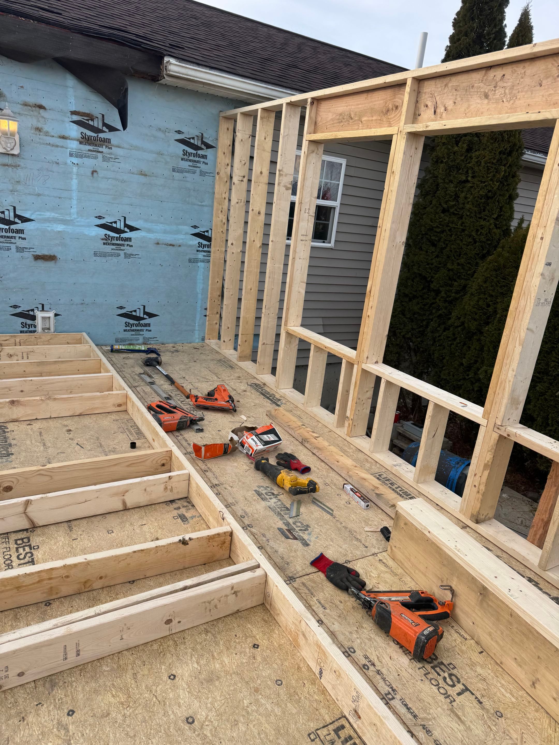 House addition and reroof by Horst Custom Homes 
