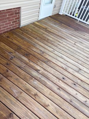 Deck using Wood Sealant
