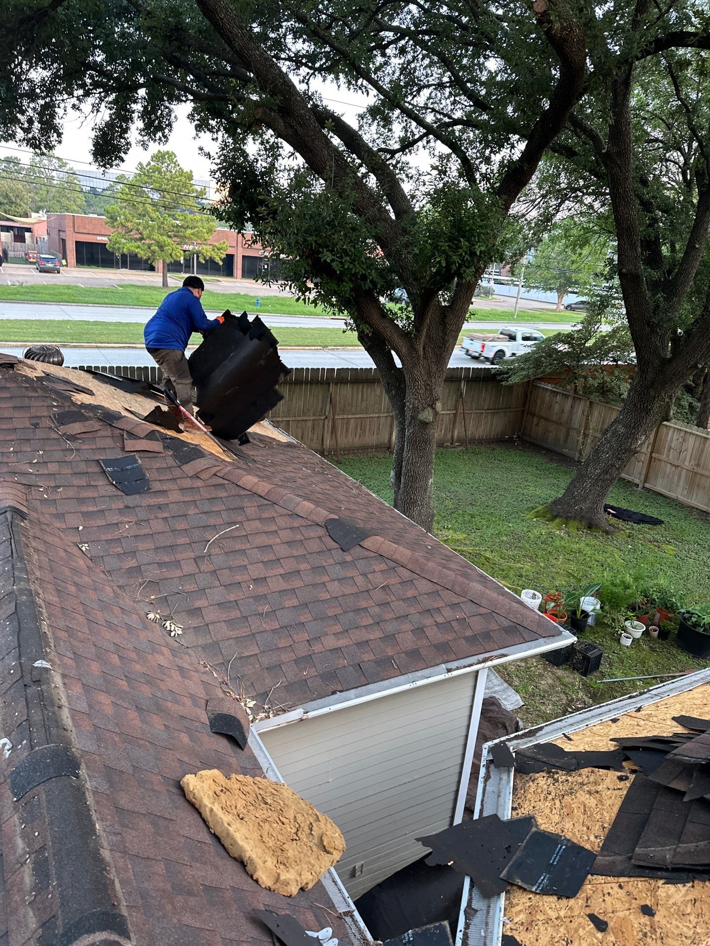 Project in Houston by Motion Roofing