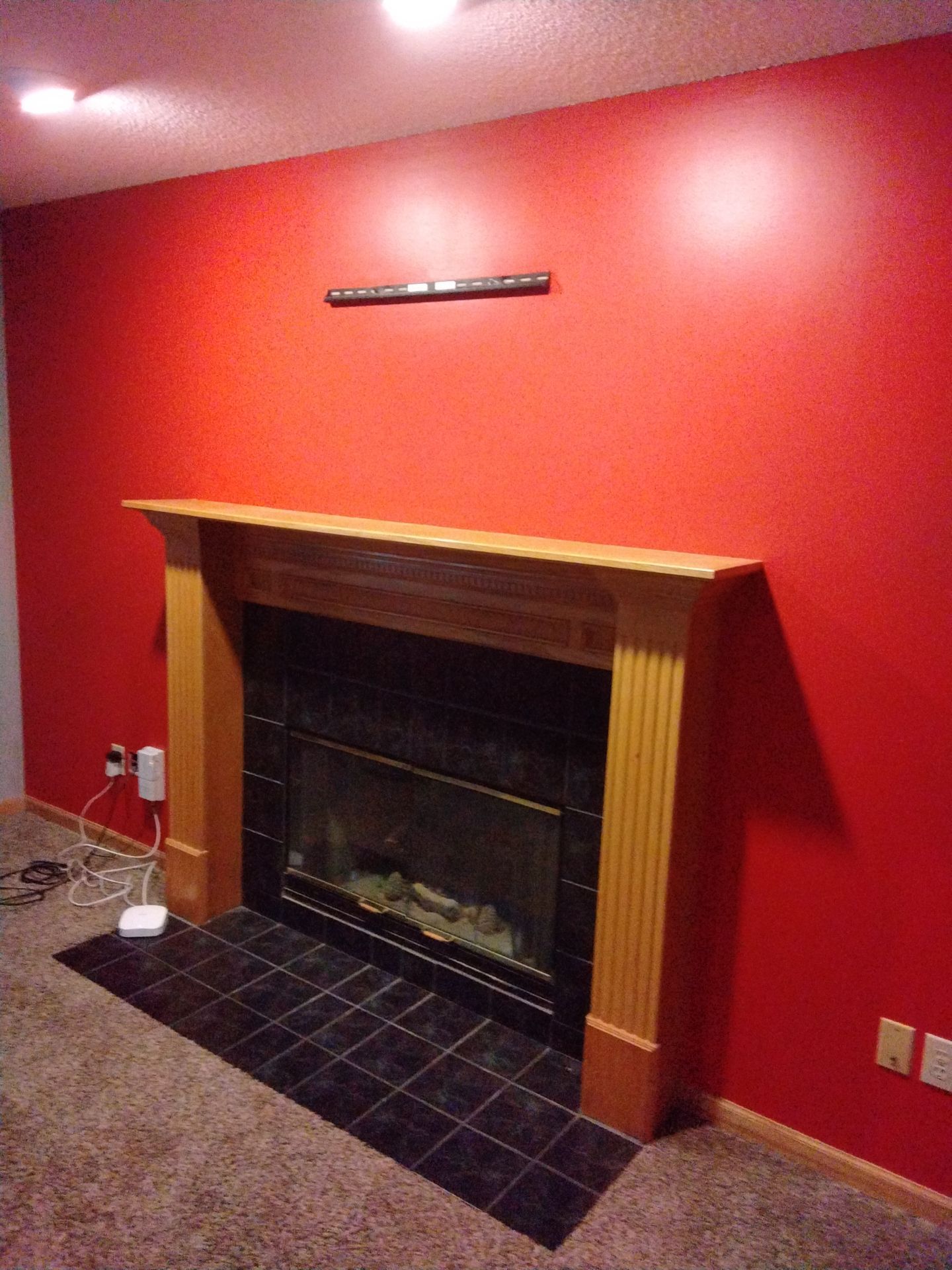 Repaint Accent Walls with Color Change and drywall repairs by Midwest Paint LLC