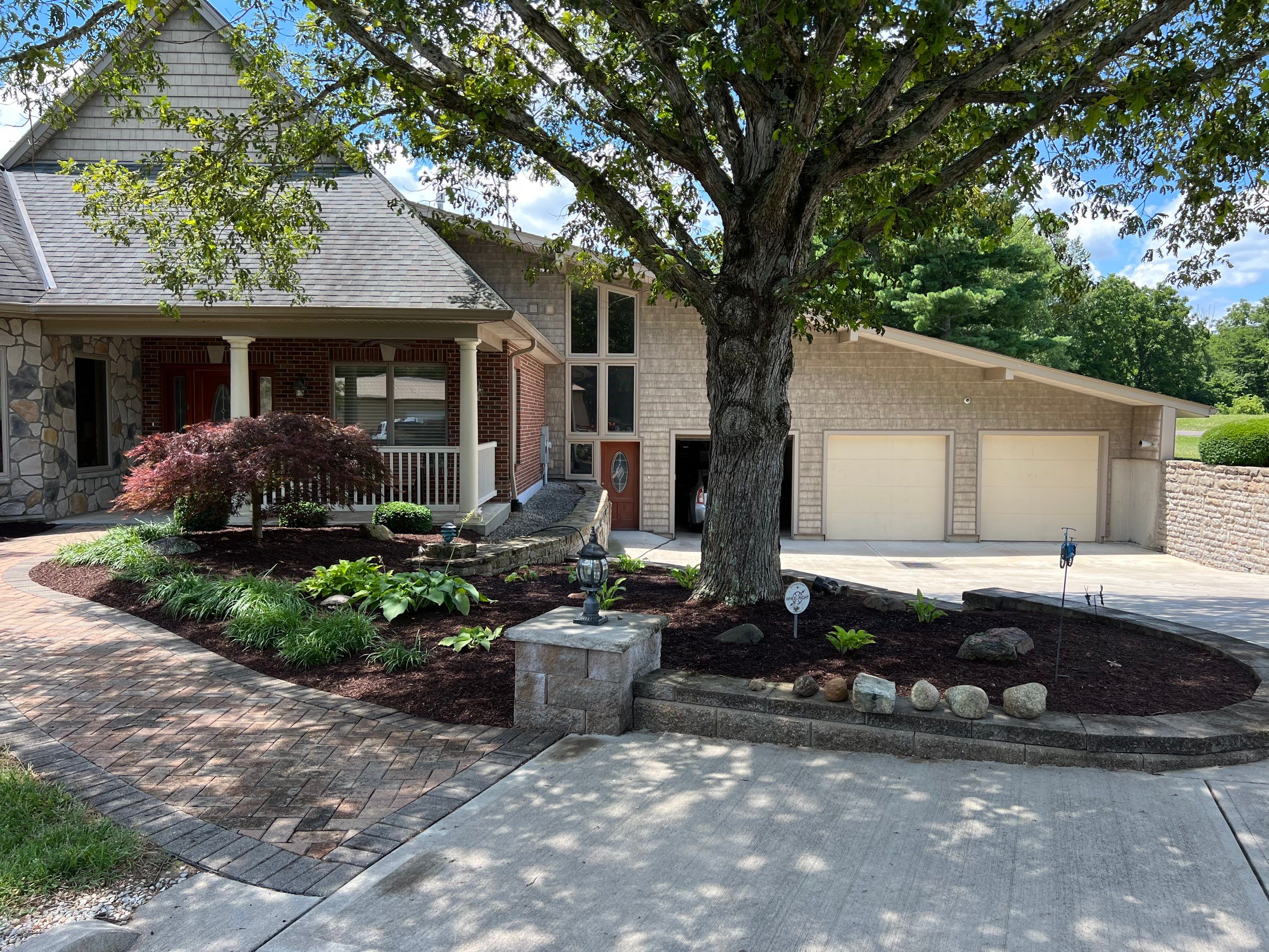 Tear Out, Plant Install & Mulch by Reisenberg’s Lawn & Landscape, LLC