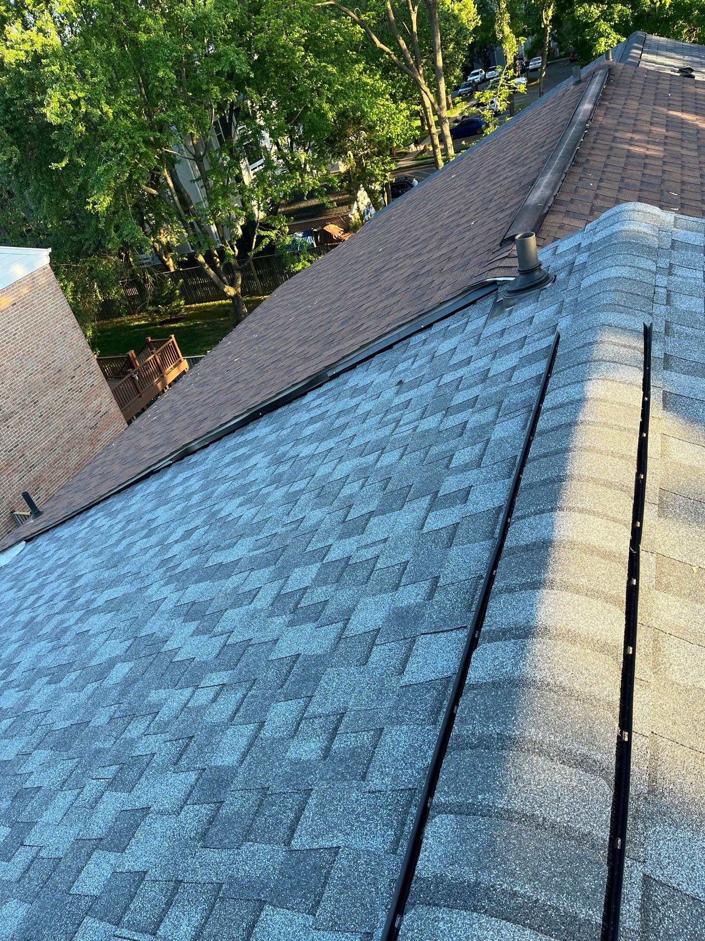 Oakton: CertainTeed Landmark Pro Designer Shingles in Max Def Pewter by RM Banning, Inc.