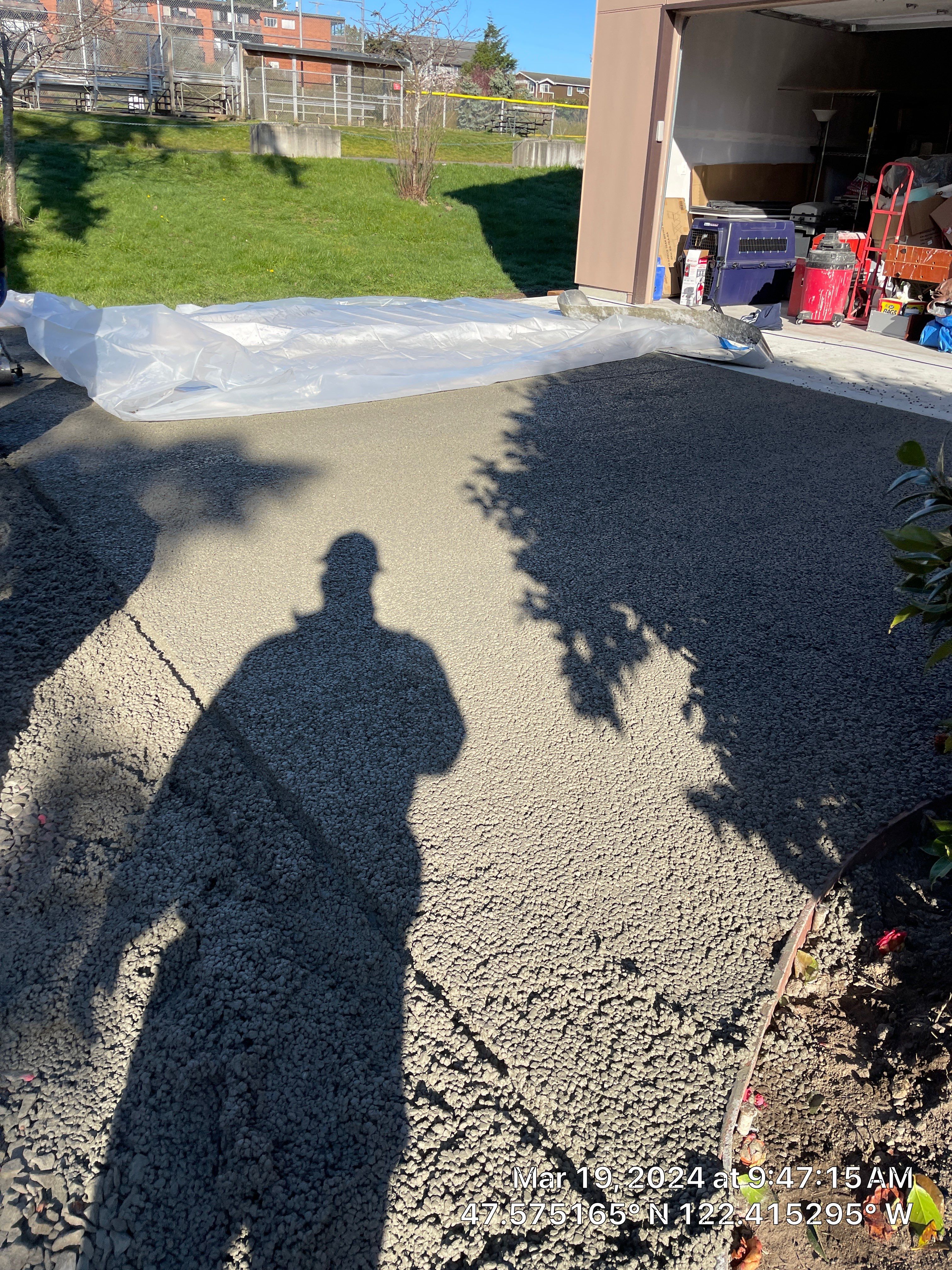 Ron | Pervious Concrete Driveway  by Jireh Asphalt & Concrete Inc 