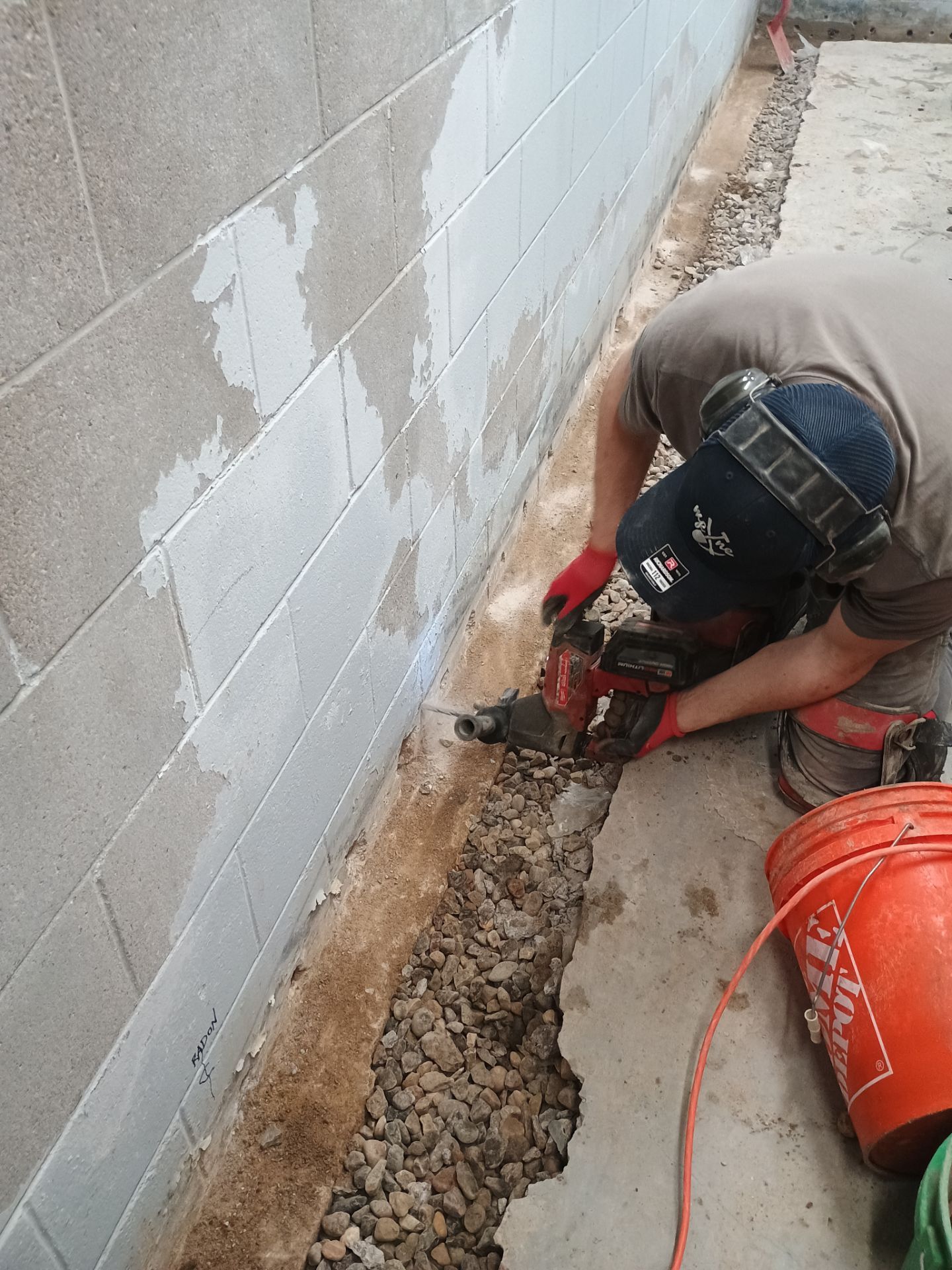 Depressurizing Denny's Basement Wall by Waterproofing Northeast