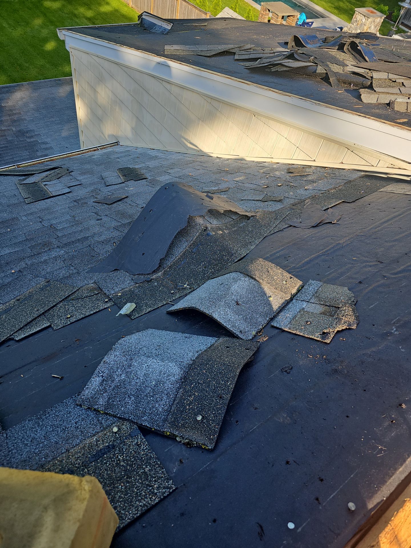 Residential Roofing Installation using Tamko Titan XT - Old English Pewter by A Plus Exterior