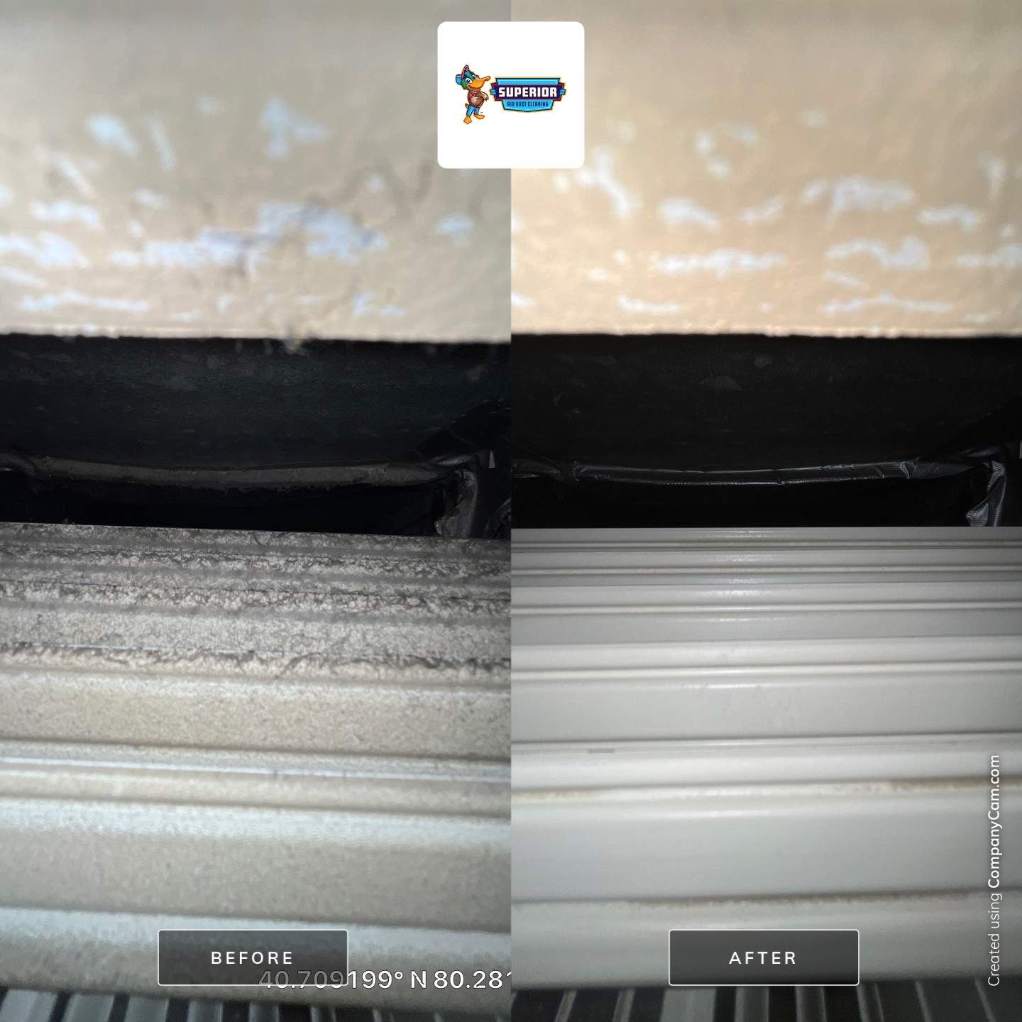 Air Duct Cleaning With a Vacuum Truck in Rochester, PA. by Superior Air Duct Cleaning