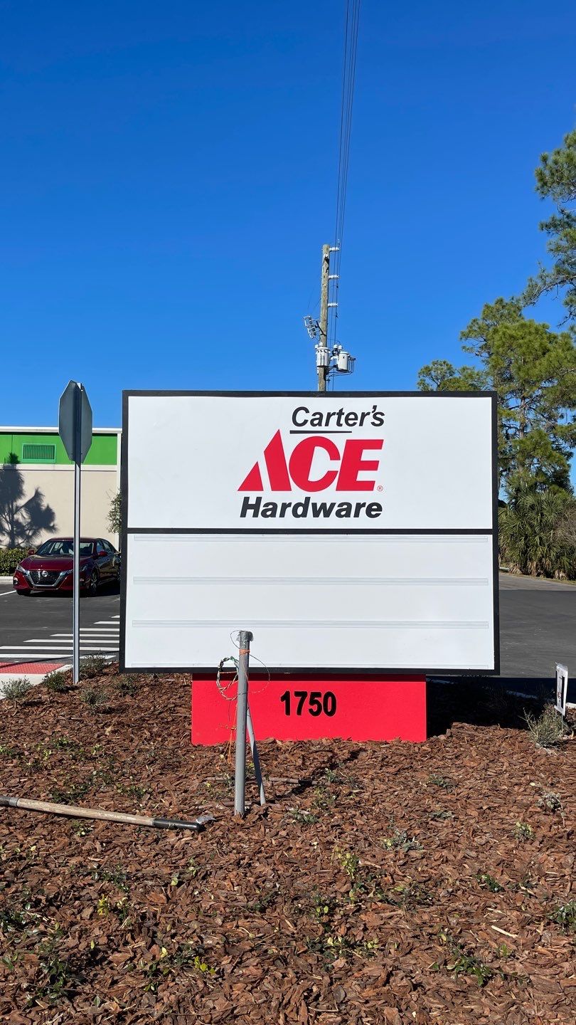 Channel Letters and Monument for Ace Hardware by SignCrafters