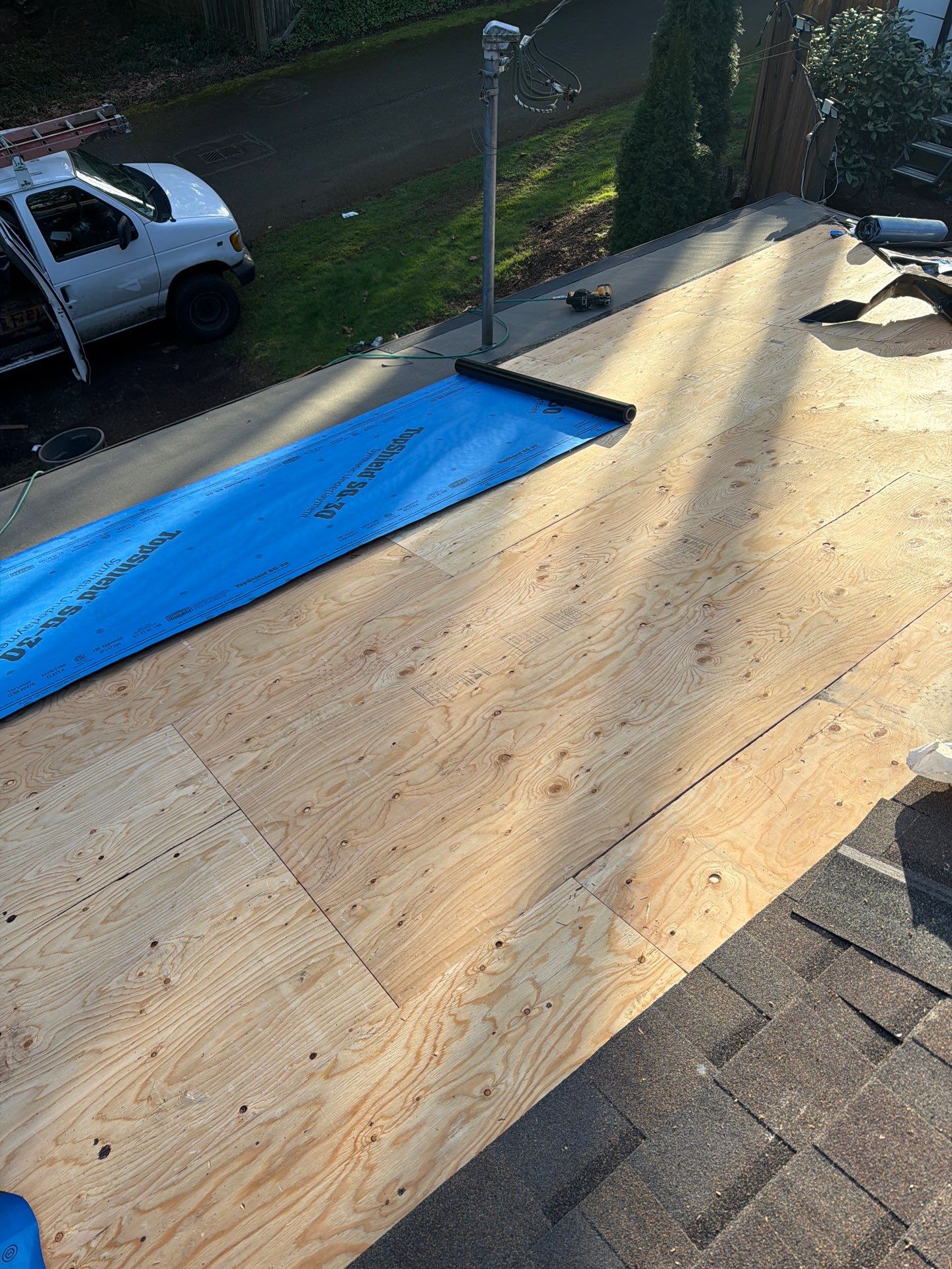 Residential Roofing Installation using GAF UHDZ Shingles by Roofing Formula LLC