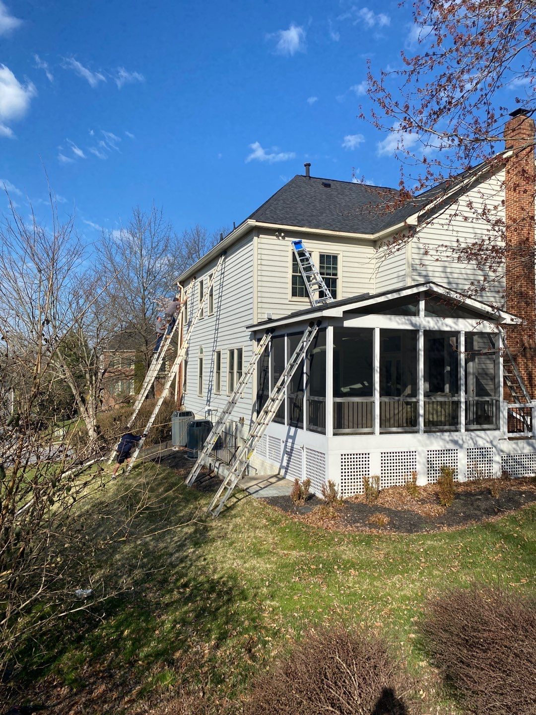 New Roof Installation & New Gutters and downspouts  by Alpha Design Services