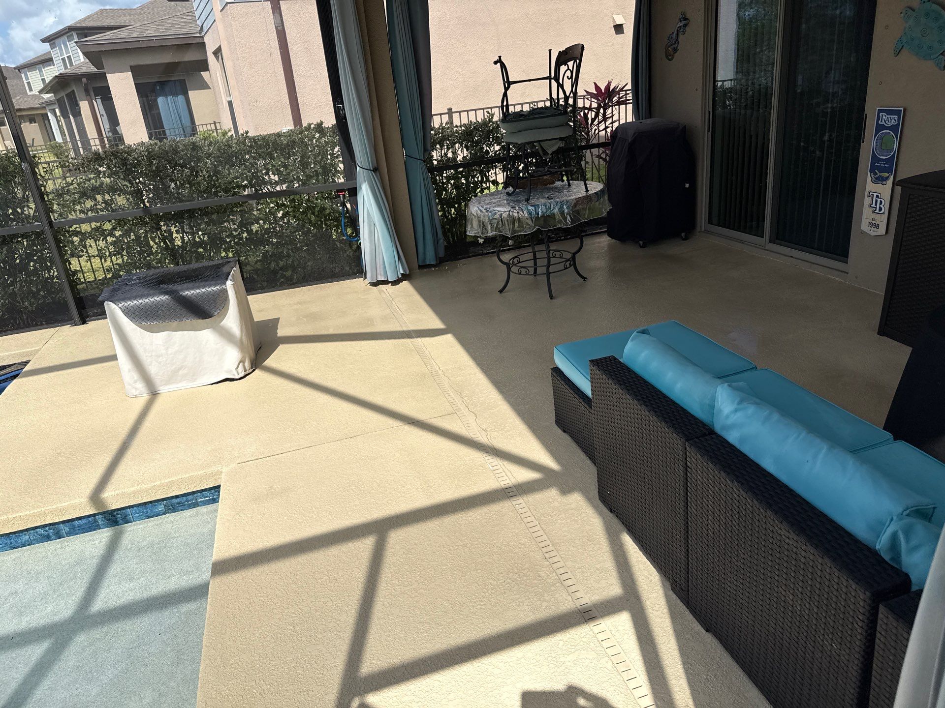 Roof Soft Wash, Pool Deck & Screen Enclosure Cleaning – Trevesta Community, Palmetto, FL by Sunshine AquaWash