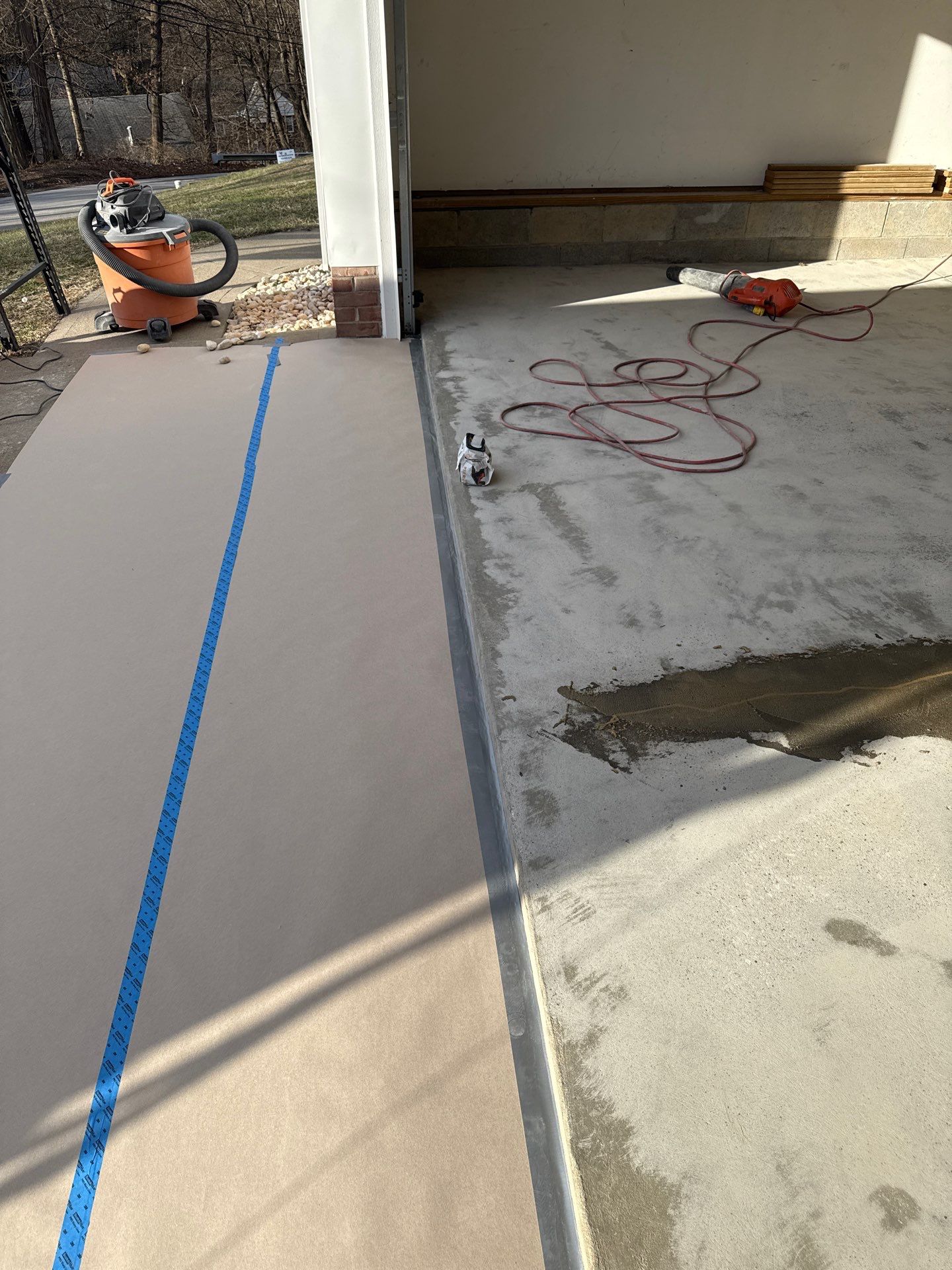 Wombat Garage Project in Pittsburgh by Floors in a Day, Inc