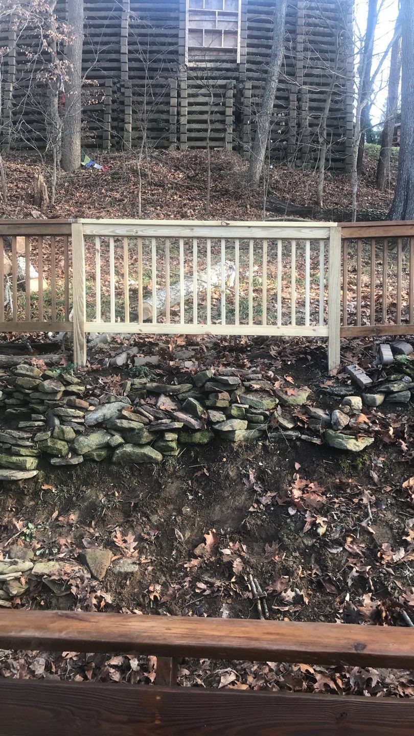 Fence Repair using Pressure Treated Lumber by Secure Construction Company Inc