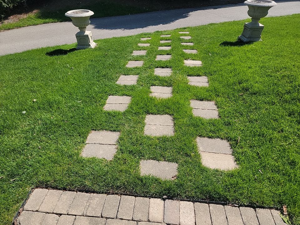 Wheaton, IL brick paver cleaning. by Northern Power Washing LLC.