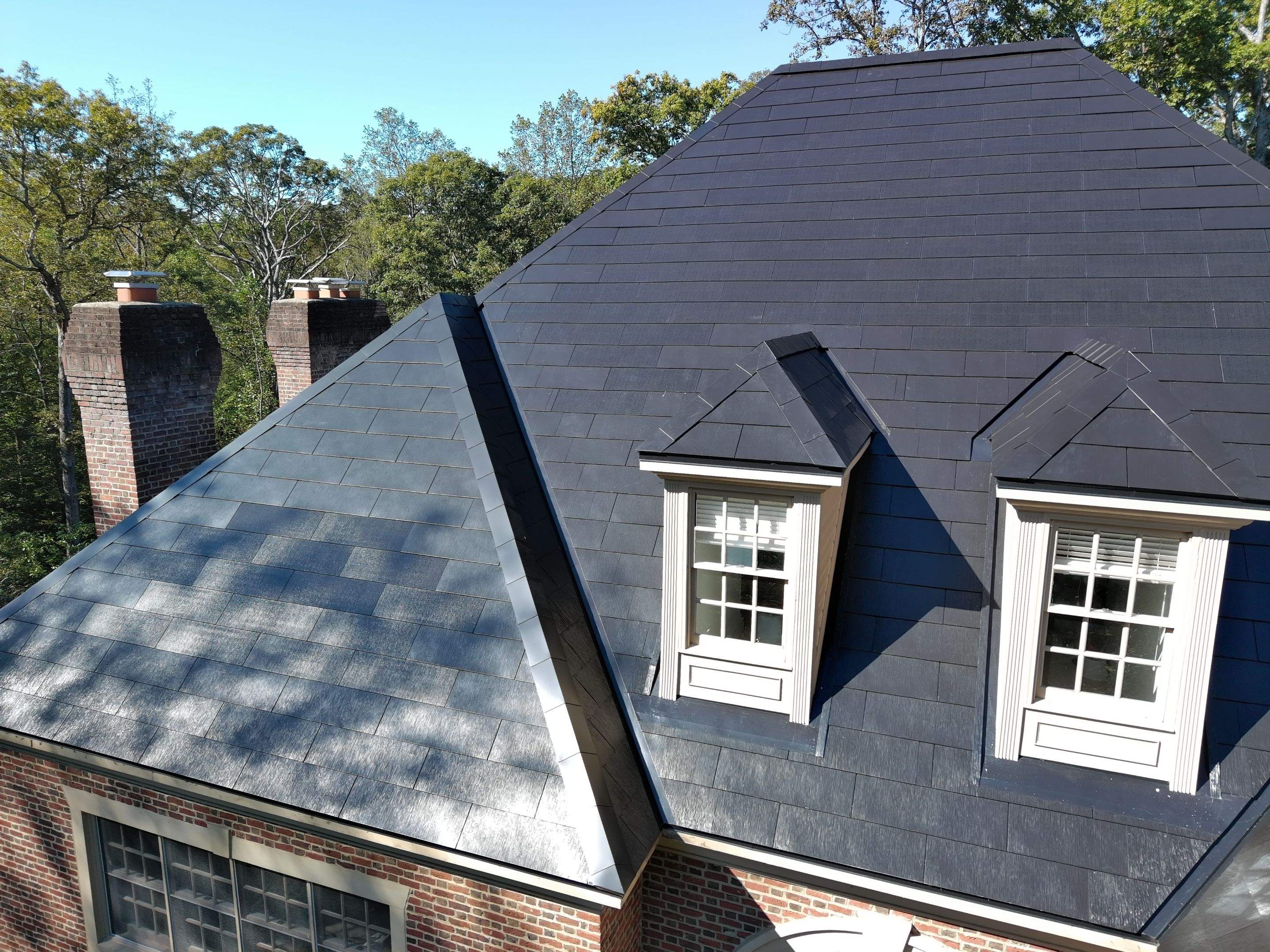 Extravagant Tesla Solar Roof in Maryland by American Home Contractors