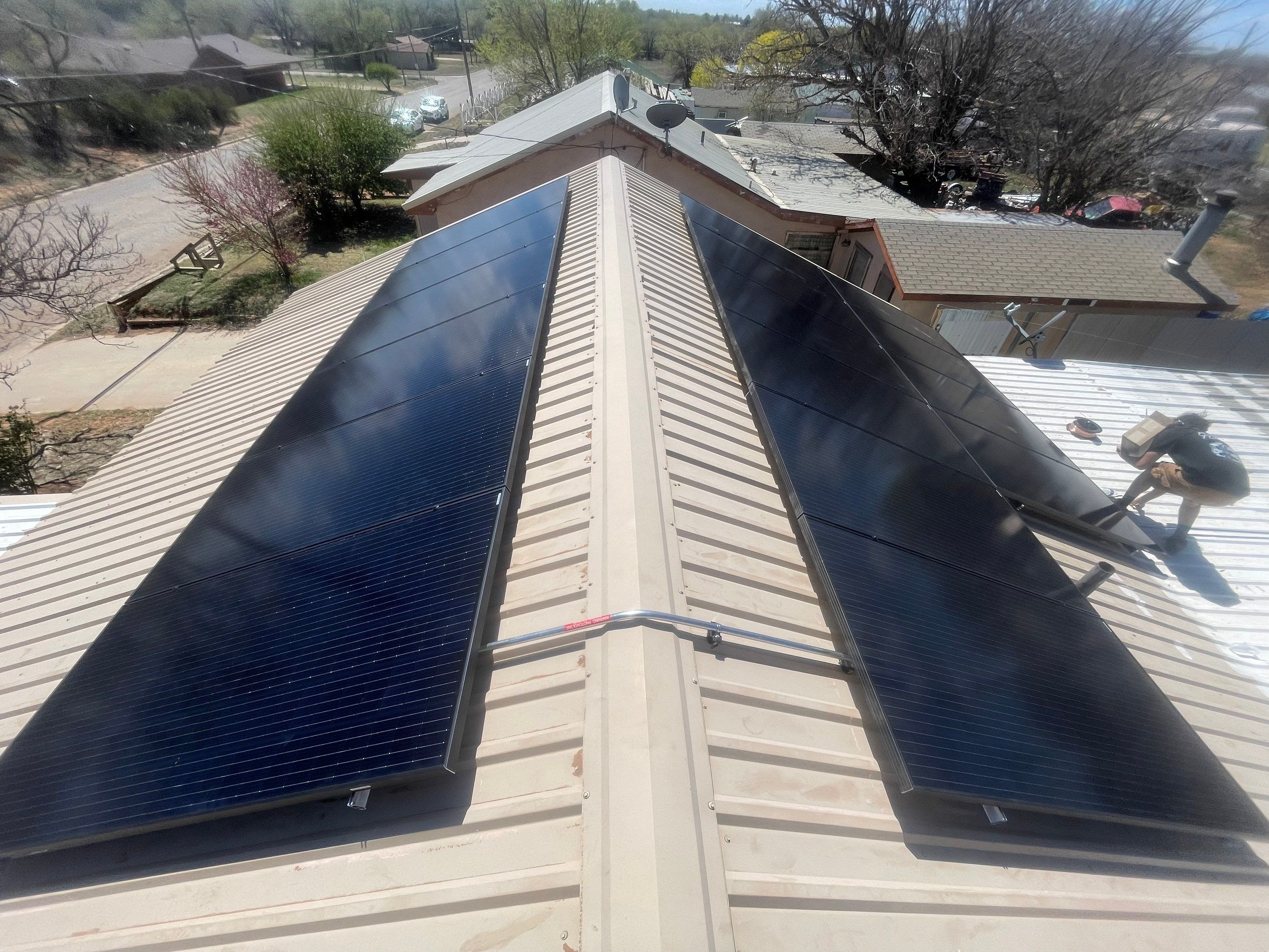 Project in Littlefield by Trojan Solar