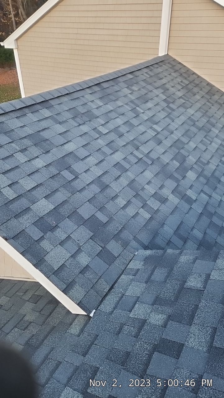 Residential Roofing Installation using Owens Corning TruDefinition Estate Gray by A Plus Exterior