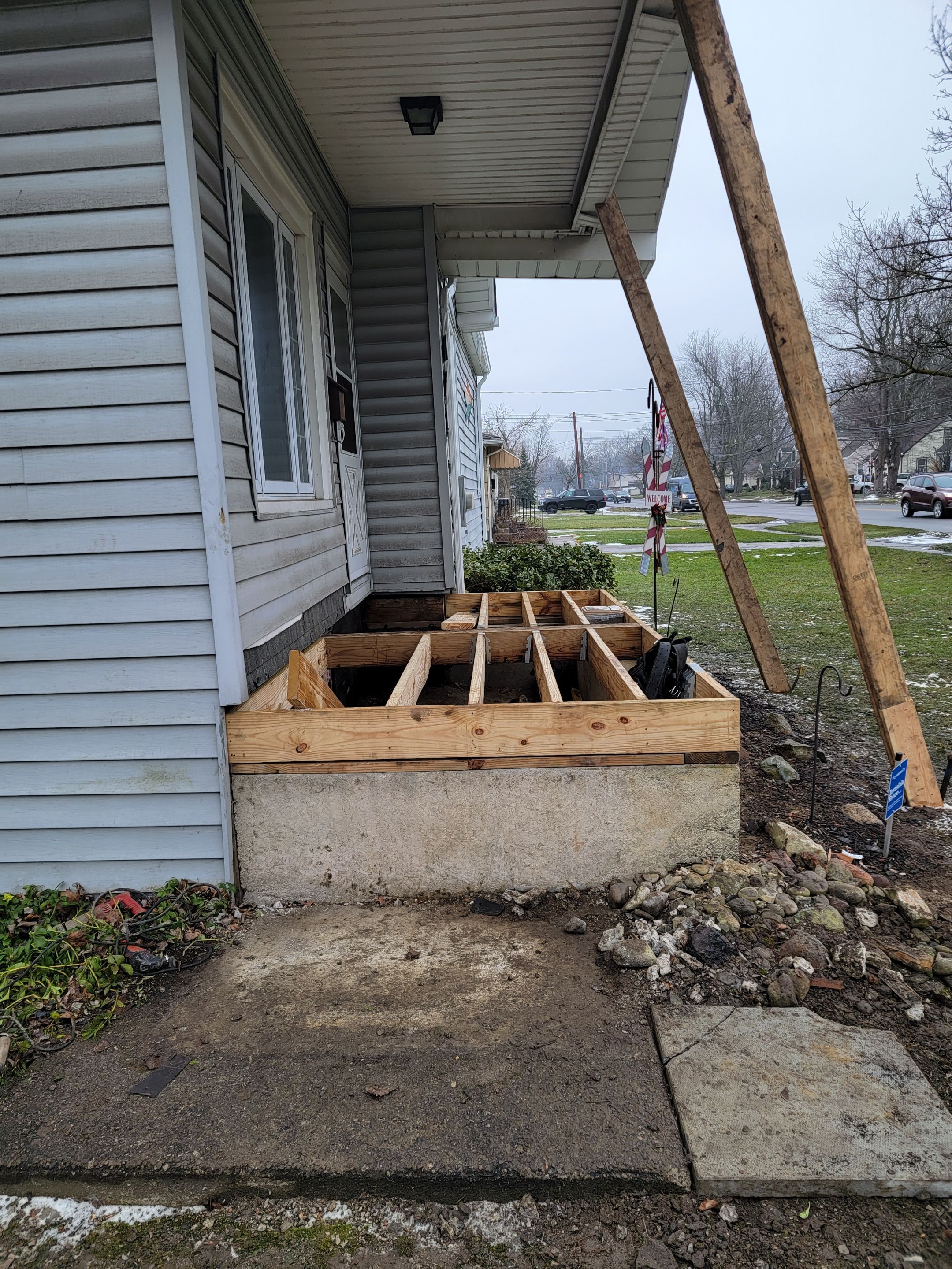 Porch and Entry Door by Ivy Lea Construction