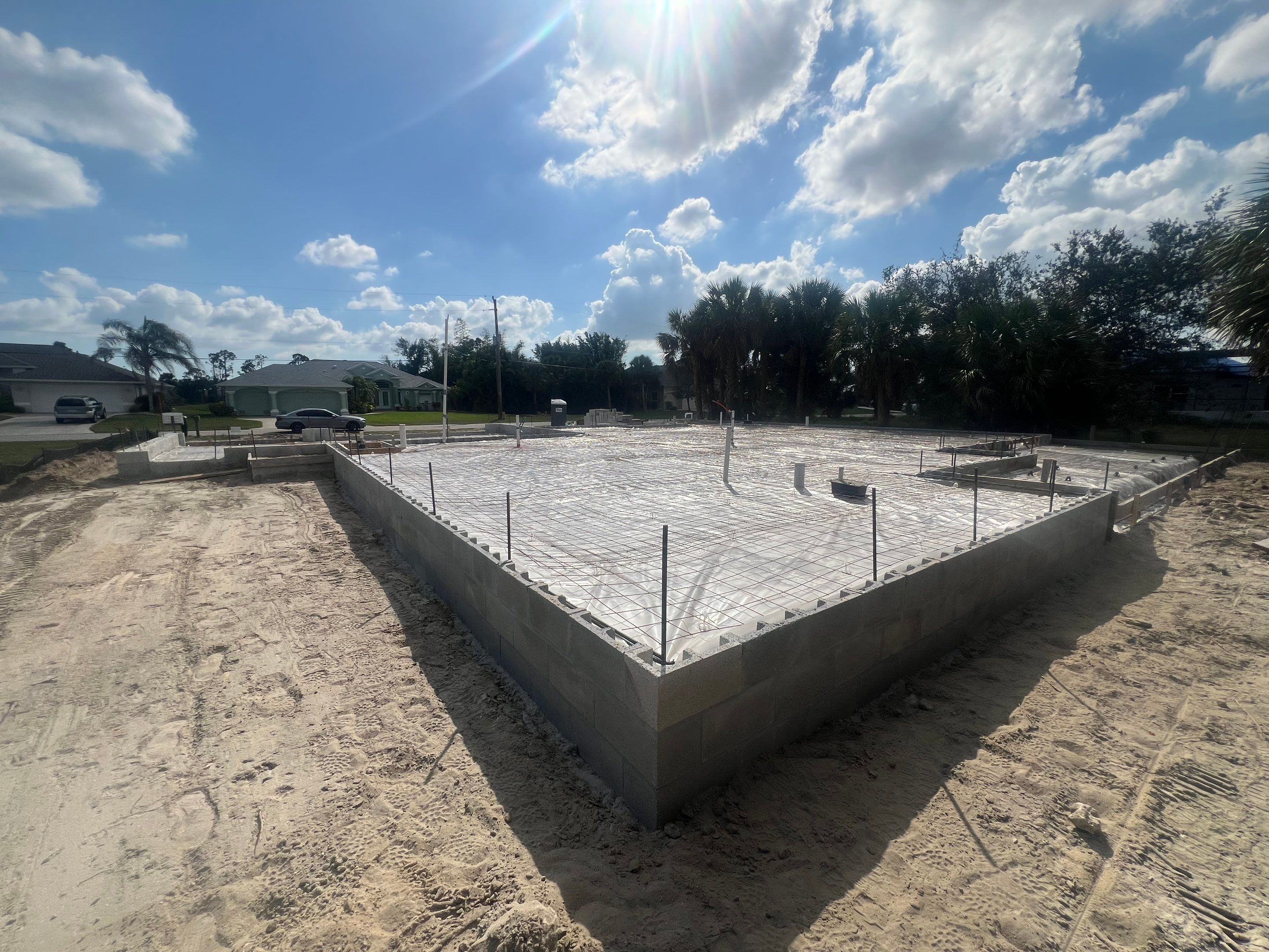 New Home Construction in Rotonda West with Masonry and Custom Framing by Smirnov Construction Inc