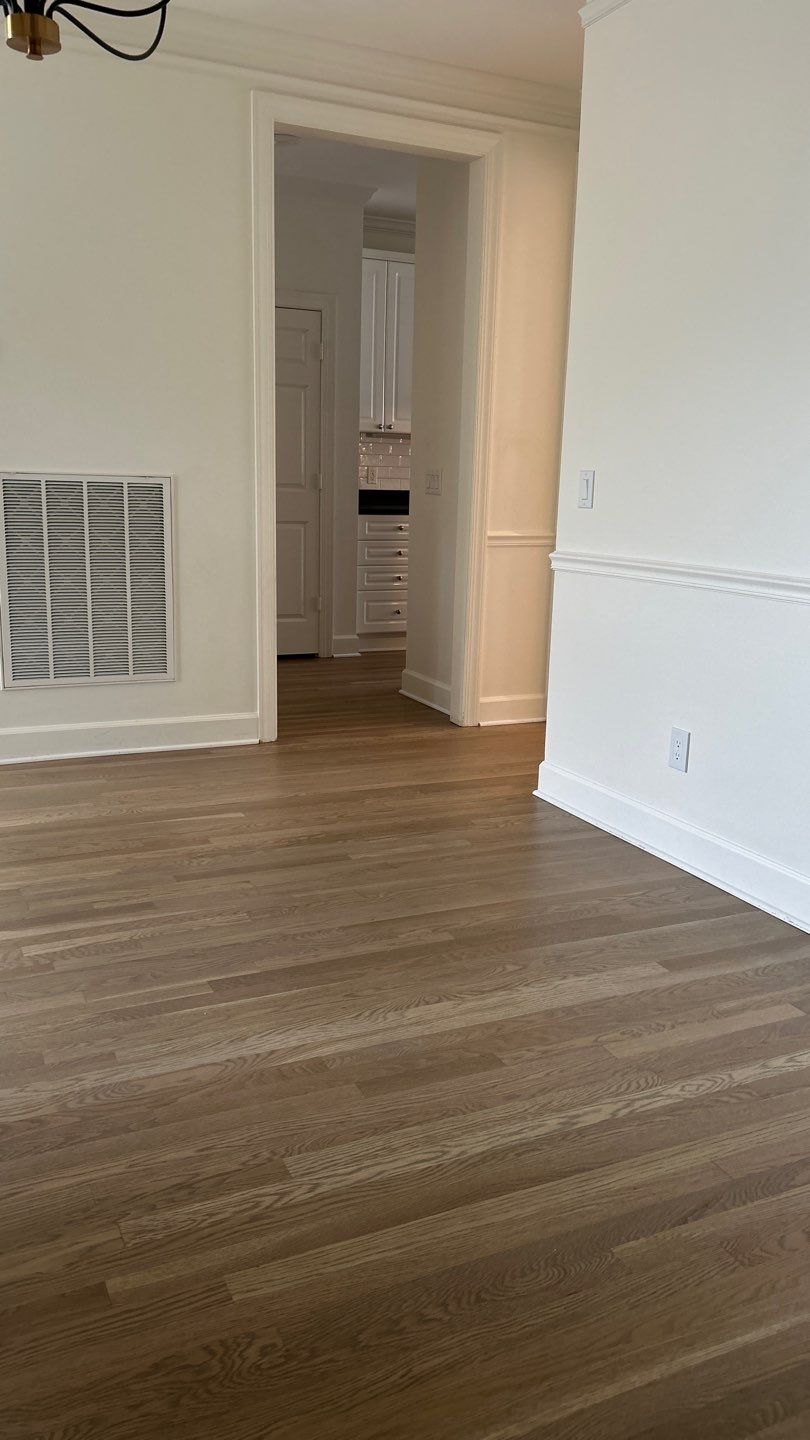 Harwood installation and refinish throughout by Footprints Floors of Nashville