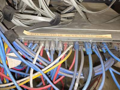 Structured cabling installation by CimaSolutions