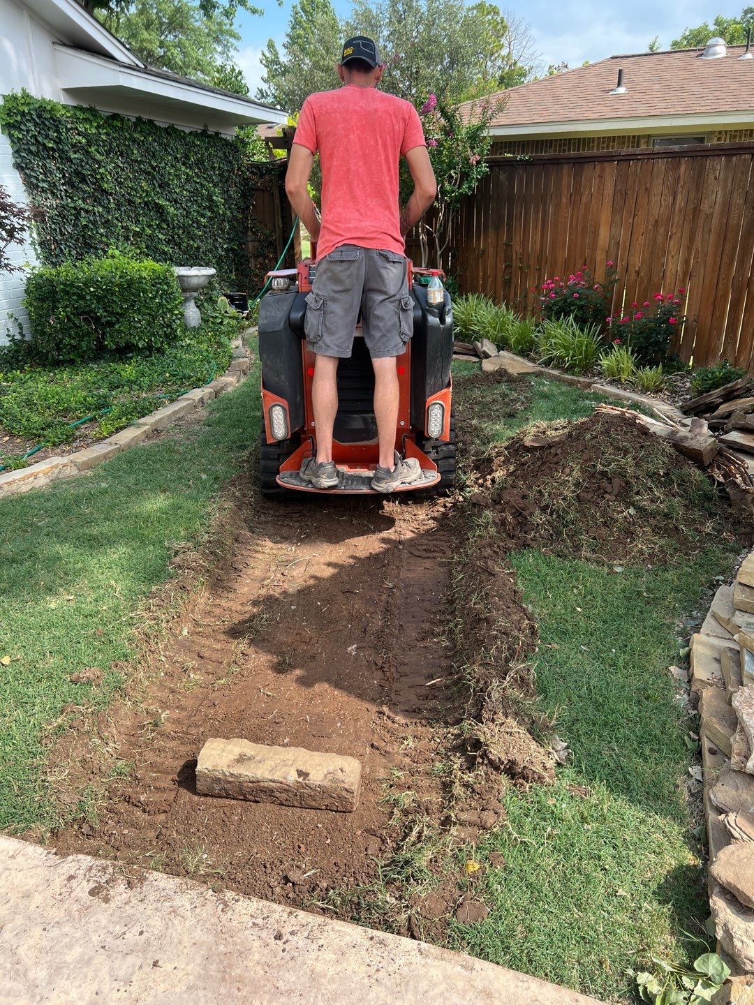 Flagstone walkway using Flagstone  by Clays Services Inc