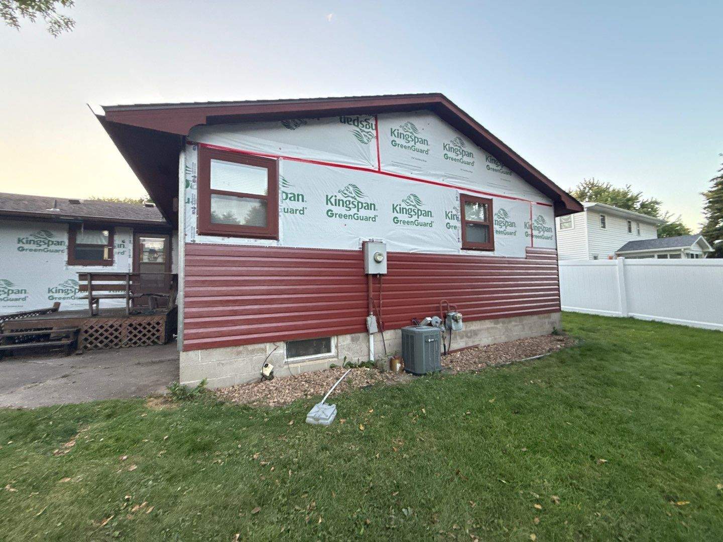 EDCO Steel Siding Installation in Classic Red – Hutchinson, MN by Next Level Seamless Gutters / Exteriors Inc.
