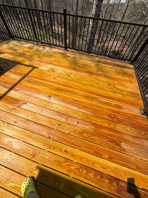 Deck using Wood Sealant