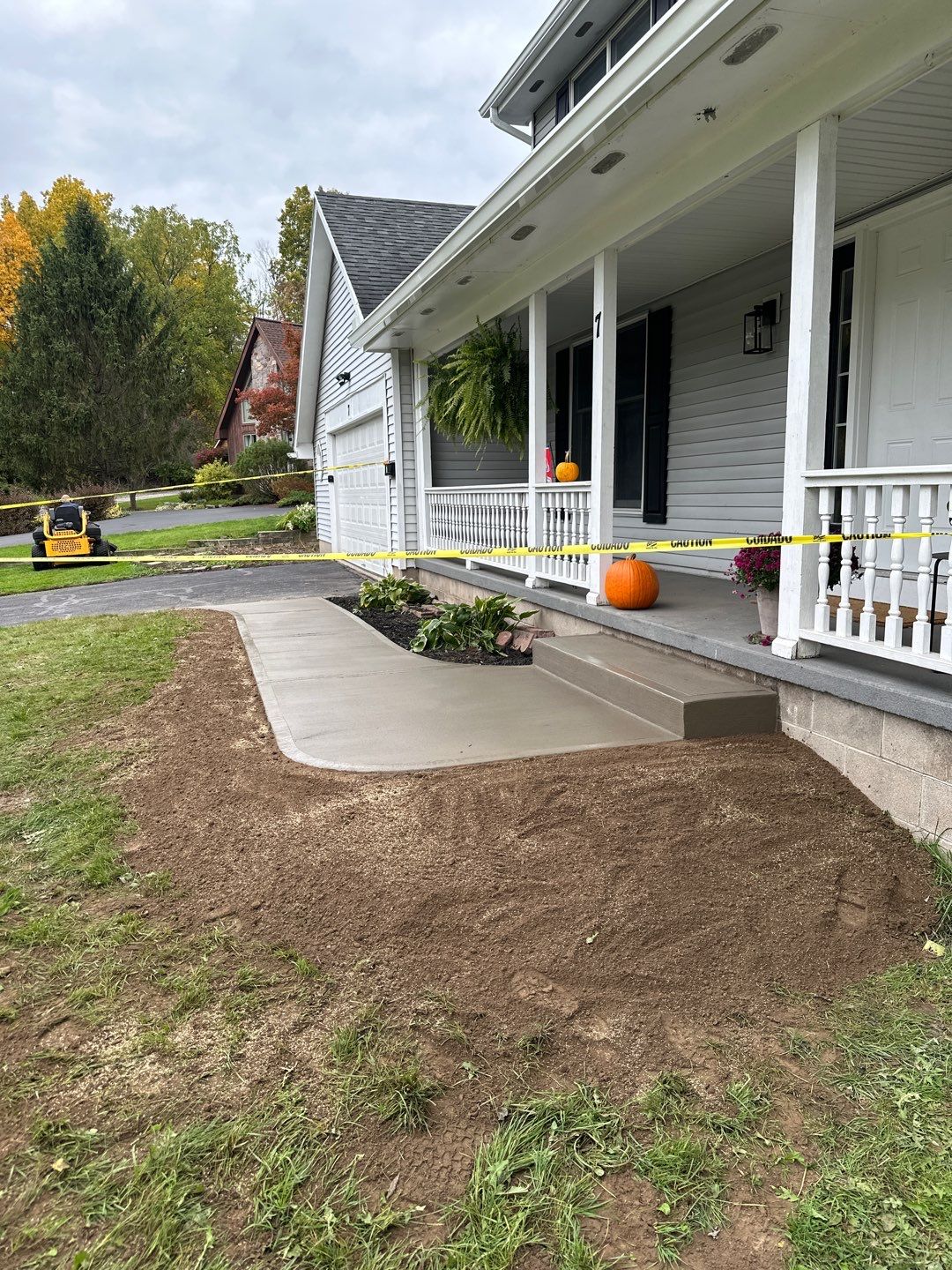 Broom Finish Walkway  by NG Masonry & Construction LLC