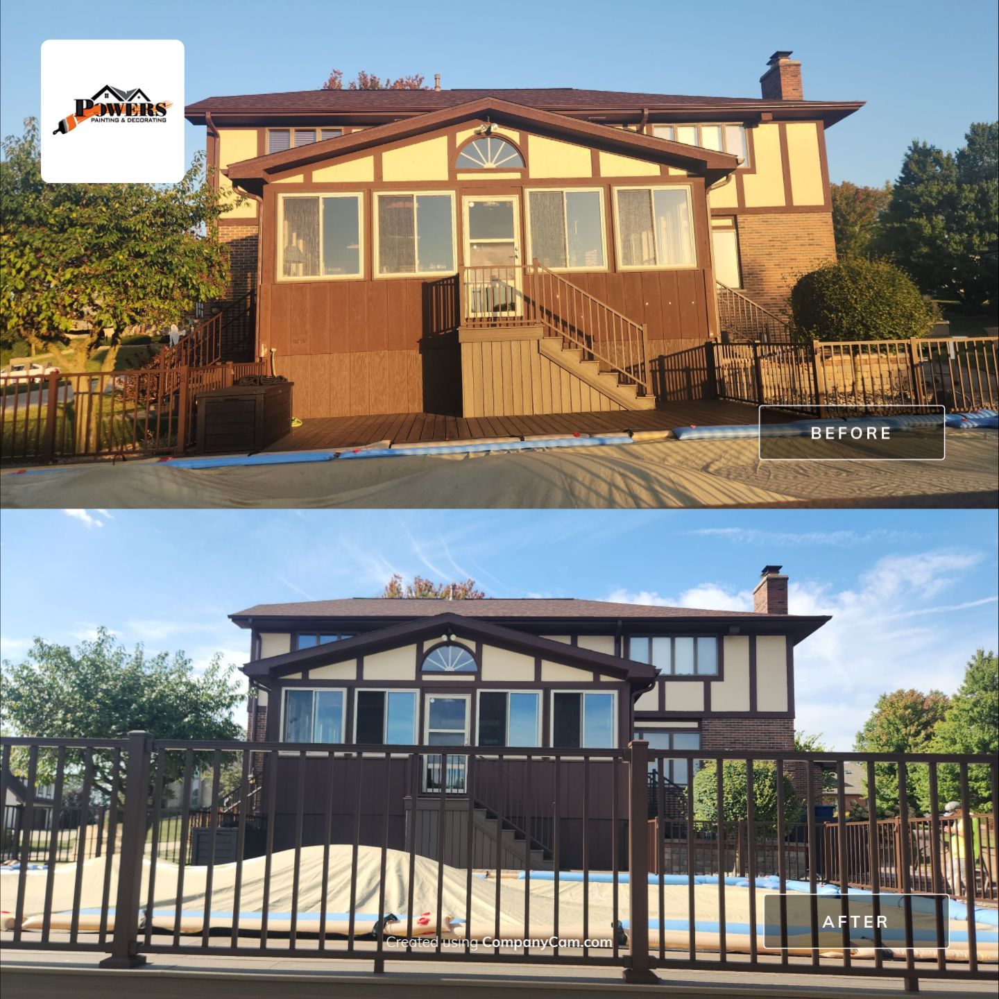 Exterior Painting, Sunroom Painting & Wood Trim Painting in Lockport by Powers Painting & Decorating, LLC