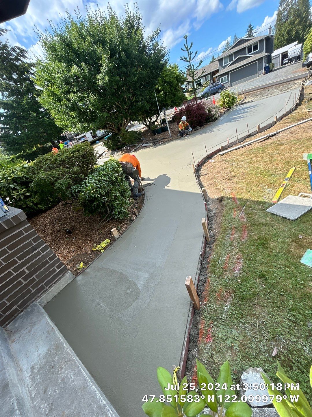 Rodd | Concrete Driveway Extentension by Jireh Asphalt & Concrete Inc 