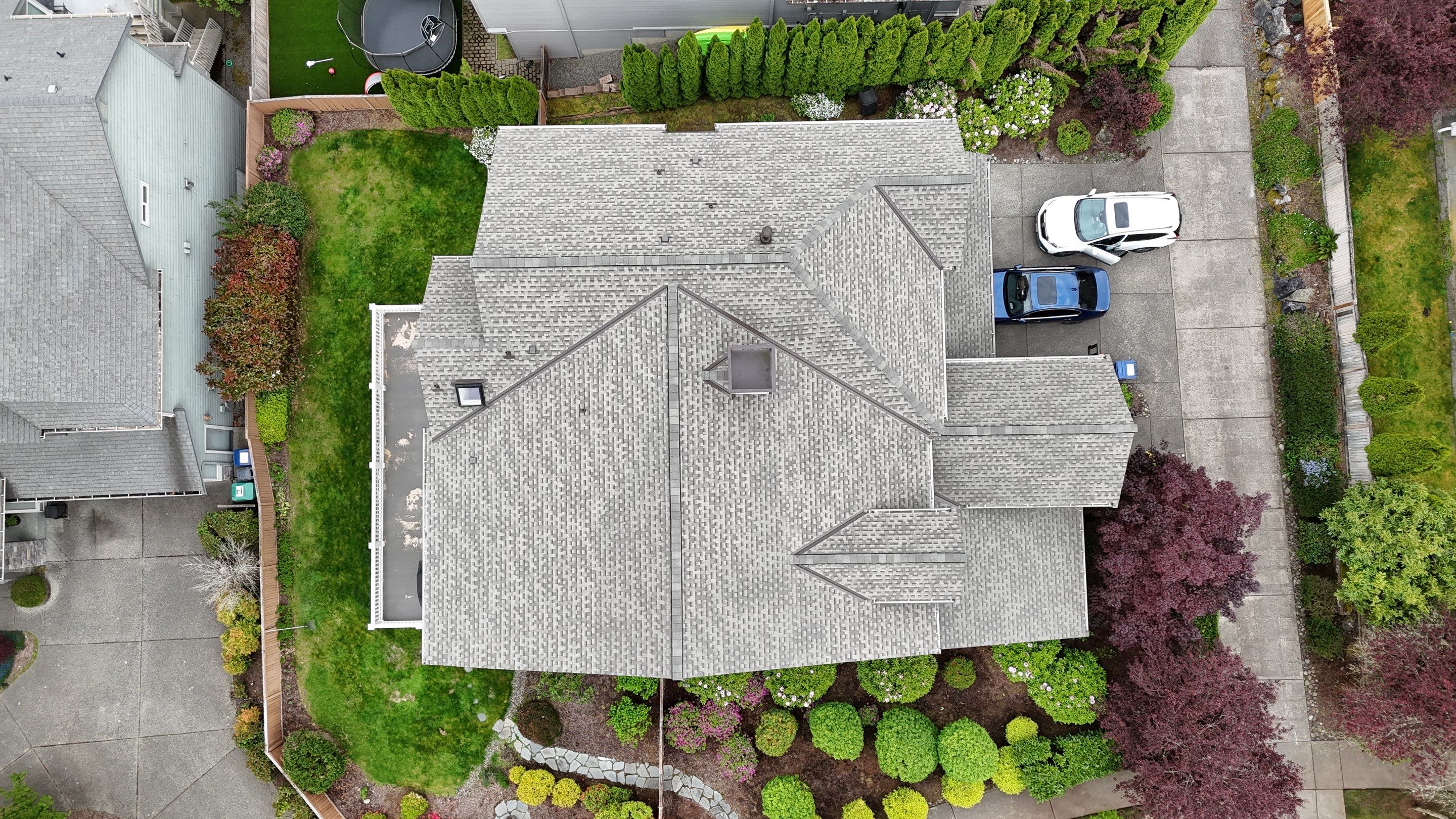 Residential Roofing Installation using GAF UHDZ Shingles by Roofing Formula LLC