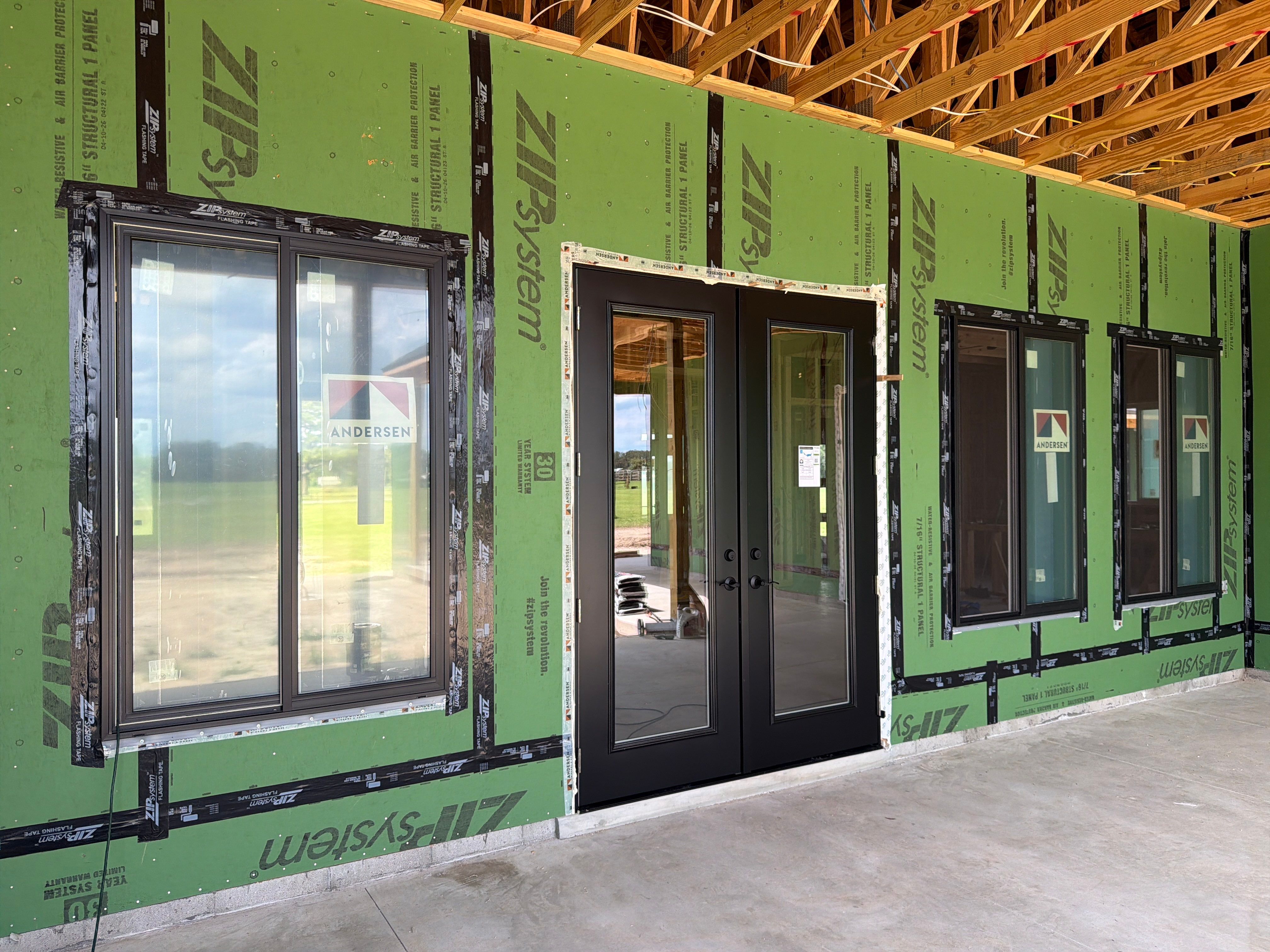 New Construction Andersen Fibrex Windows and Provia Doors in Melrose by Windows & Doors Store