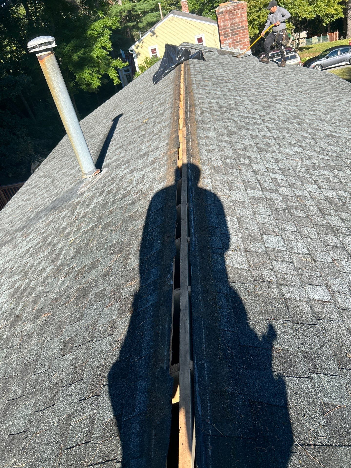 Tewksbury Attic Ventilation Upgrade with Chimney & Pipe Boot Reflashing by Mighty Dog Roofing of Greater Middlesex County