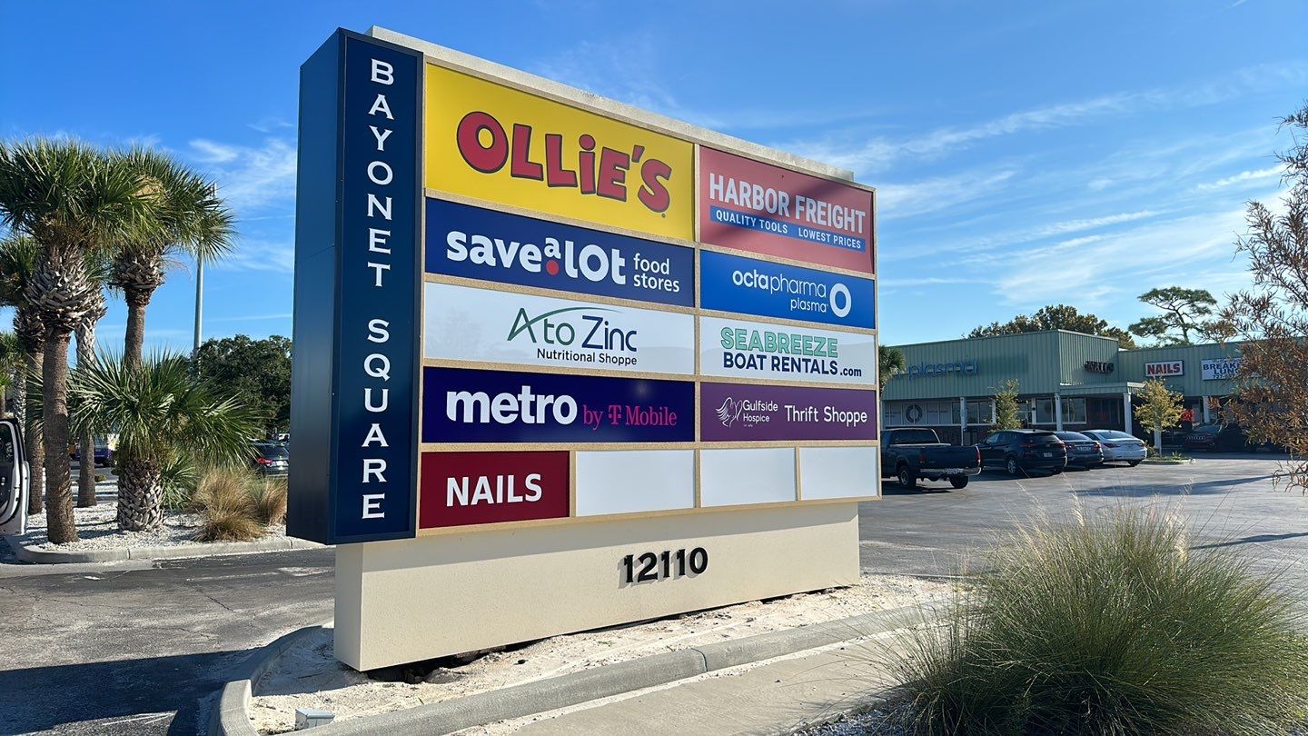 Bayonet Square Monument Sign by SignCrafters