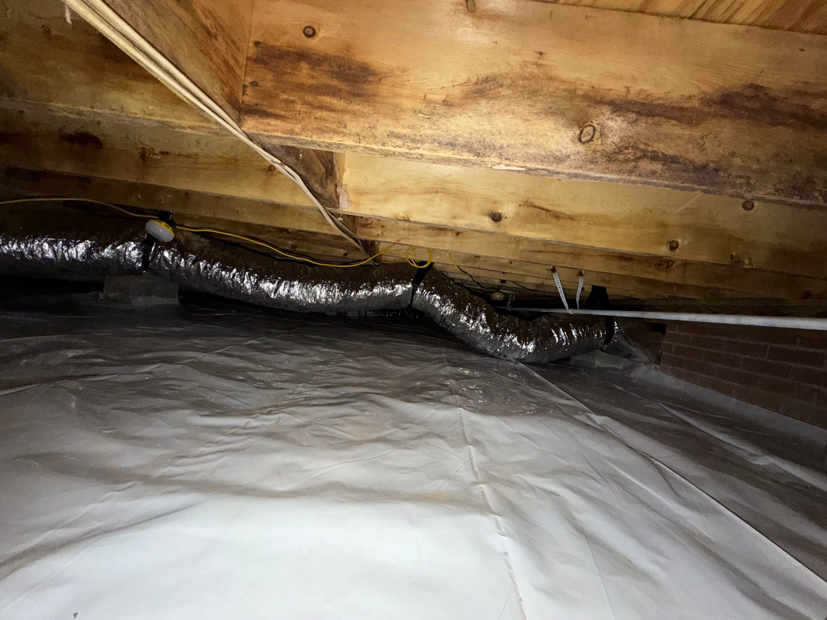 Project in Smithfield by Patriot Crawl Space Repairs