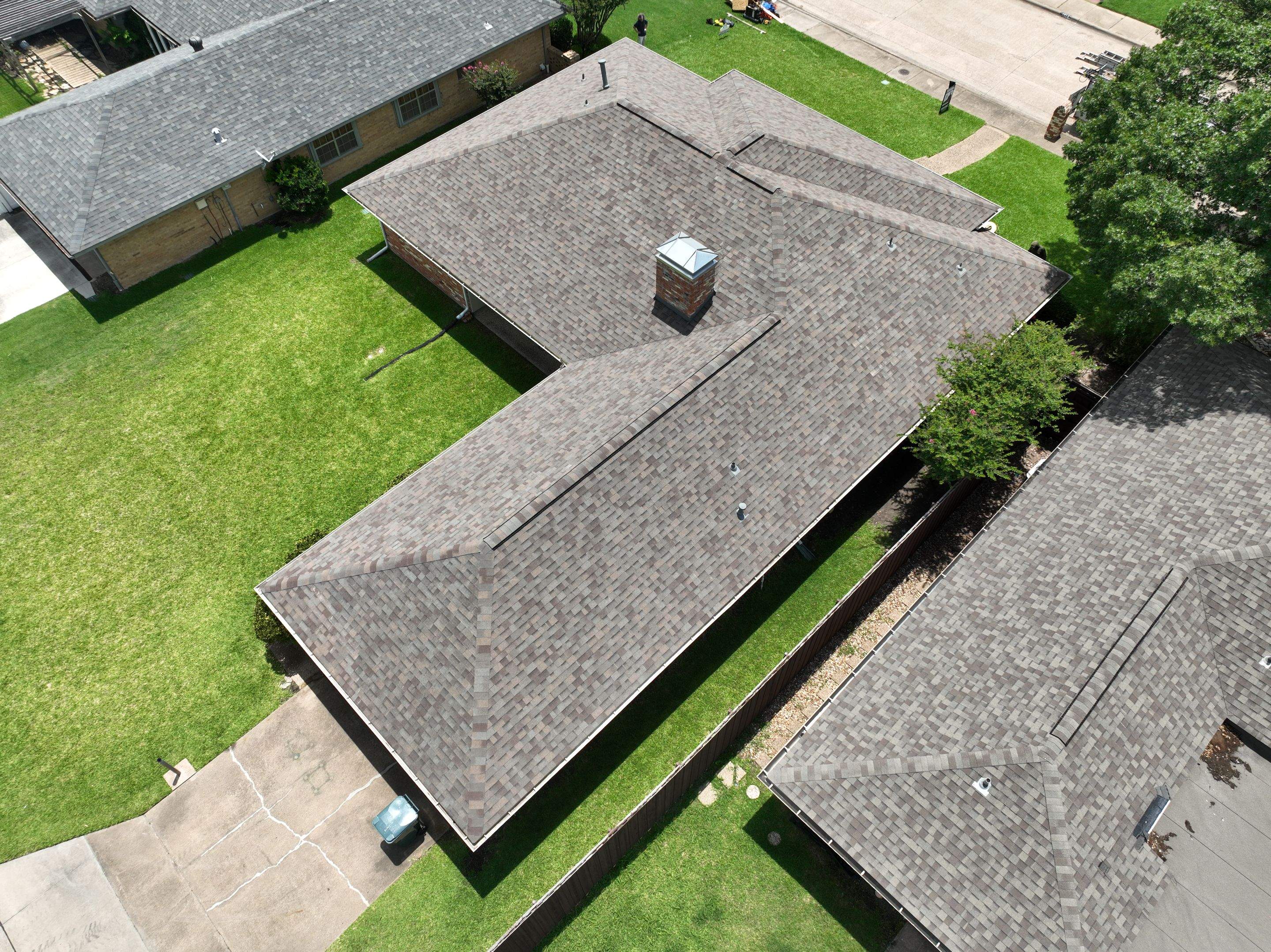 Residential Roofing Installation using Malarkey Highlander Natural Wood by OneSource Roofing and Restoration
