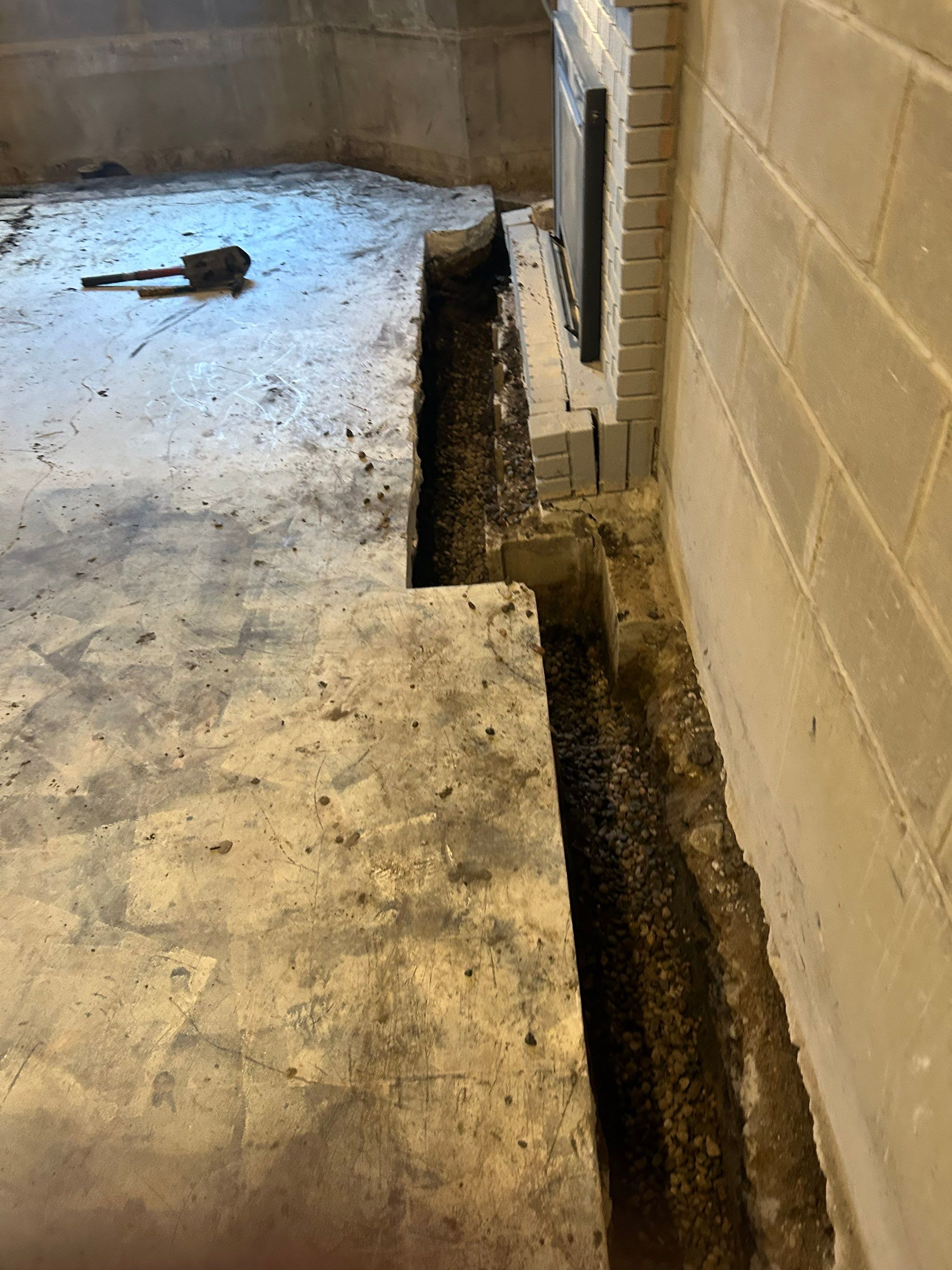 Drain tile for a General Contractor Partner by Waterproofing Northeast