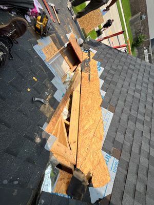 Residential Roofing Repair using Owen's Corning Duration (Lifetime) Shingles