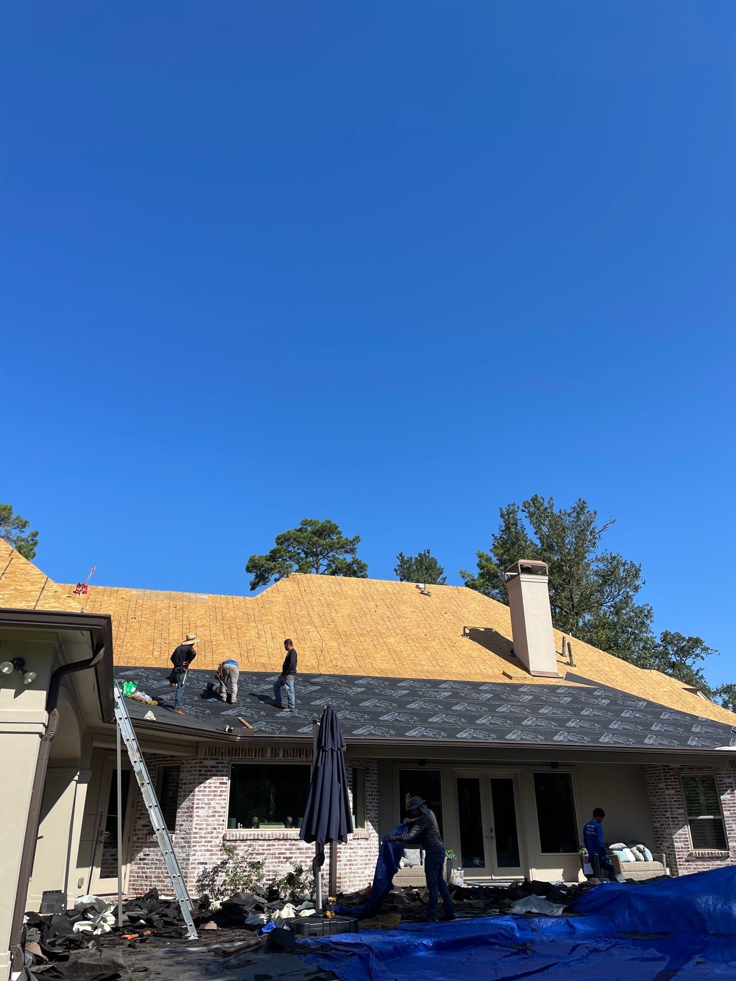 Residential Roofing Installation using Owen's Corning Duration (Lifetime) Shingles by Roof Repair Company