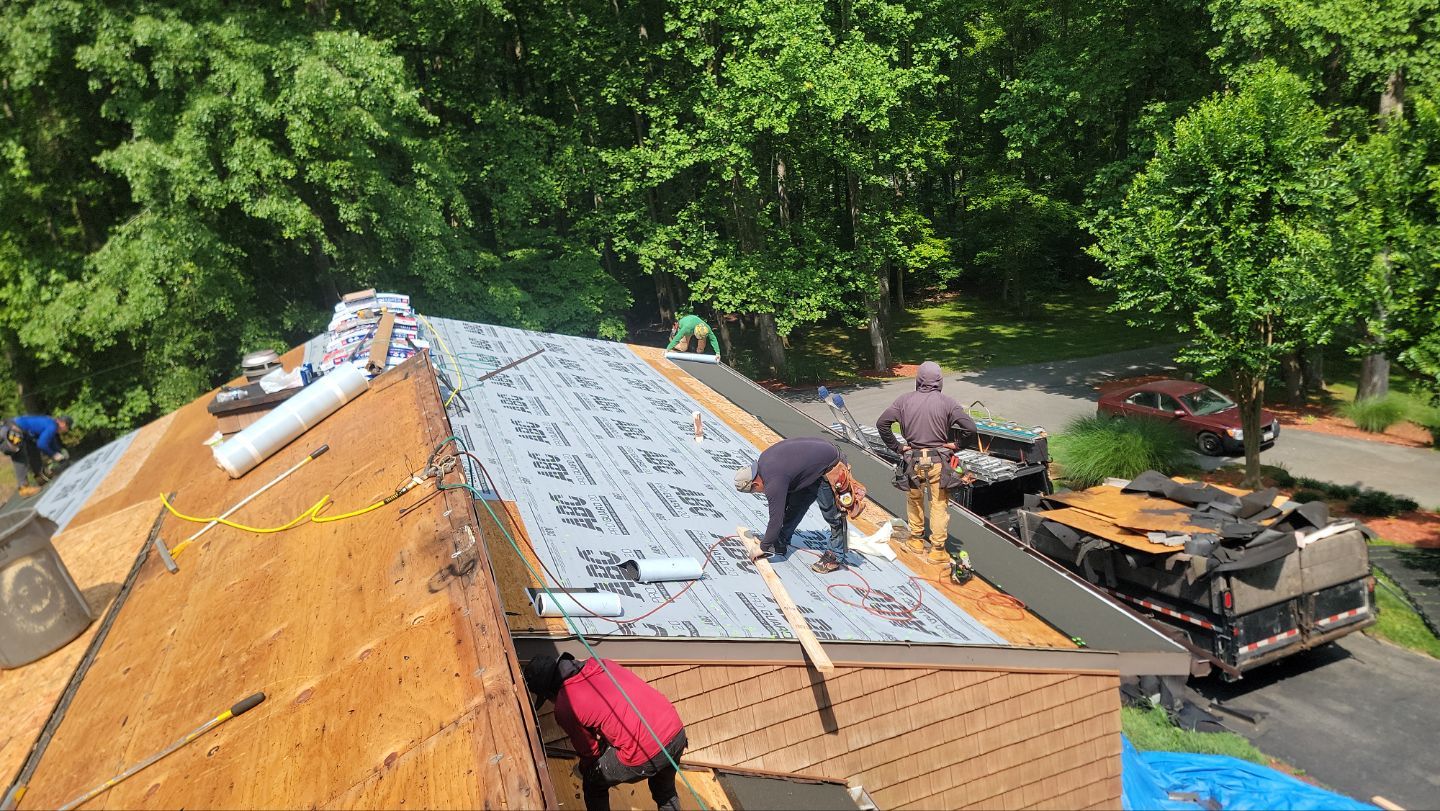 Roof Installation using GAF Timberline HDZ by ExteriorPros