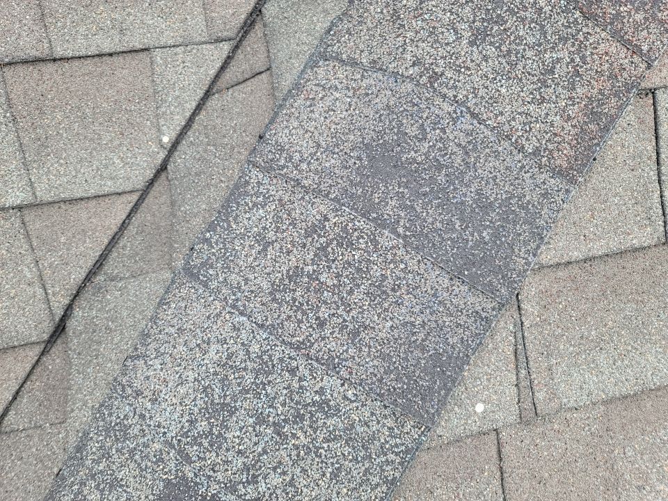 Brand: Atlas Pinnacle Color: Pristine Scotchgard Weathered Shadow Drip: Musket Brown by Eagle Eye Roofing