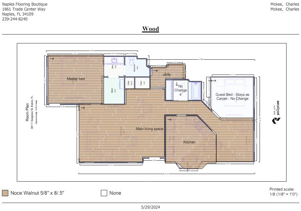 Estero Condo Remodel  by Naples Flooring Boutique