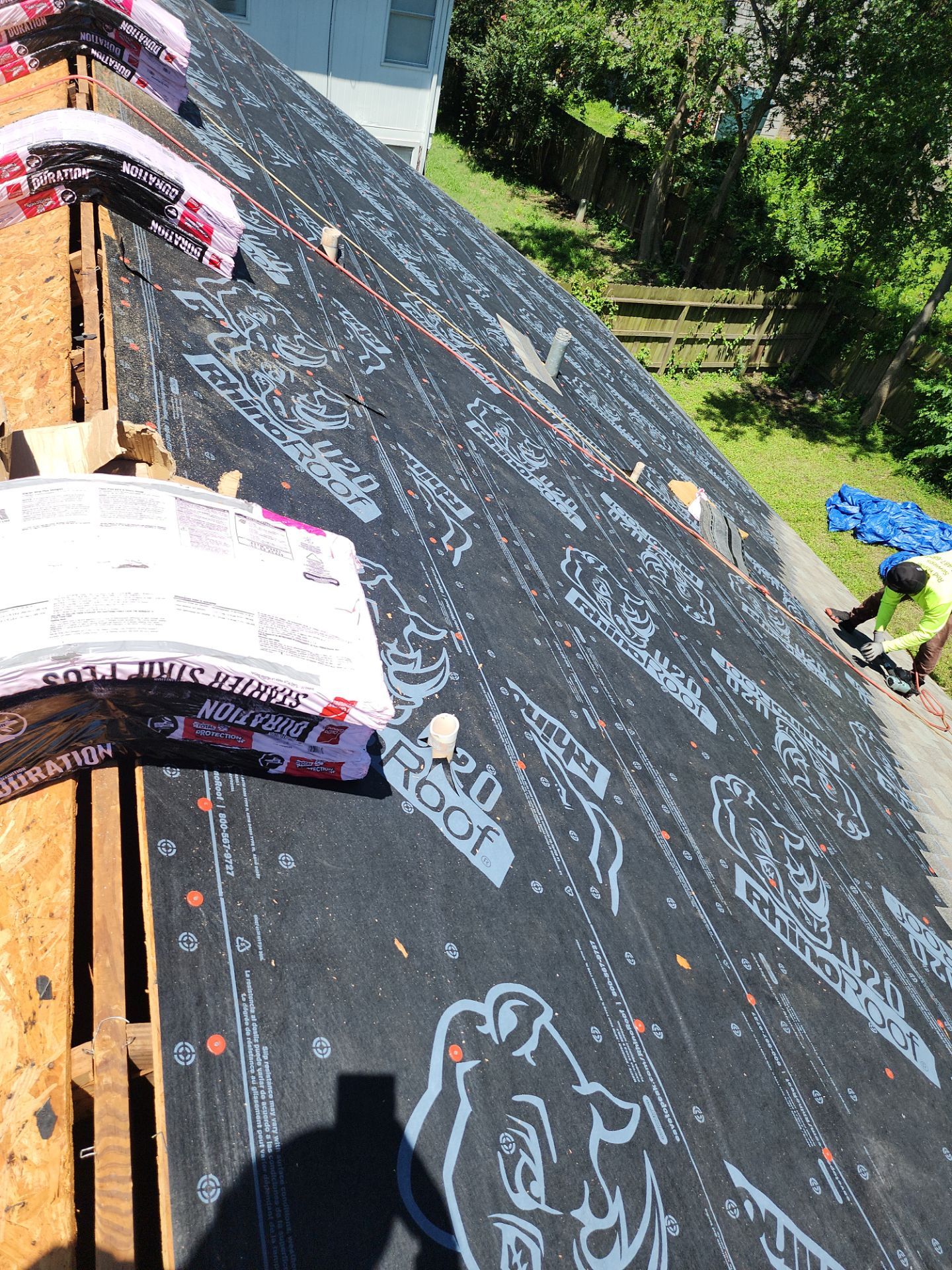 Residential Roofing Repair using Owen's Corning Duration (Lifetime) Shingles by Roof Repair Company