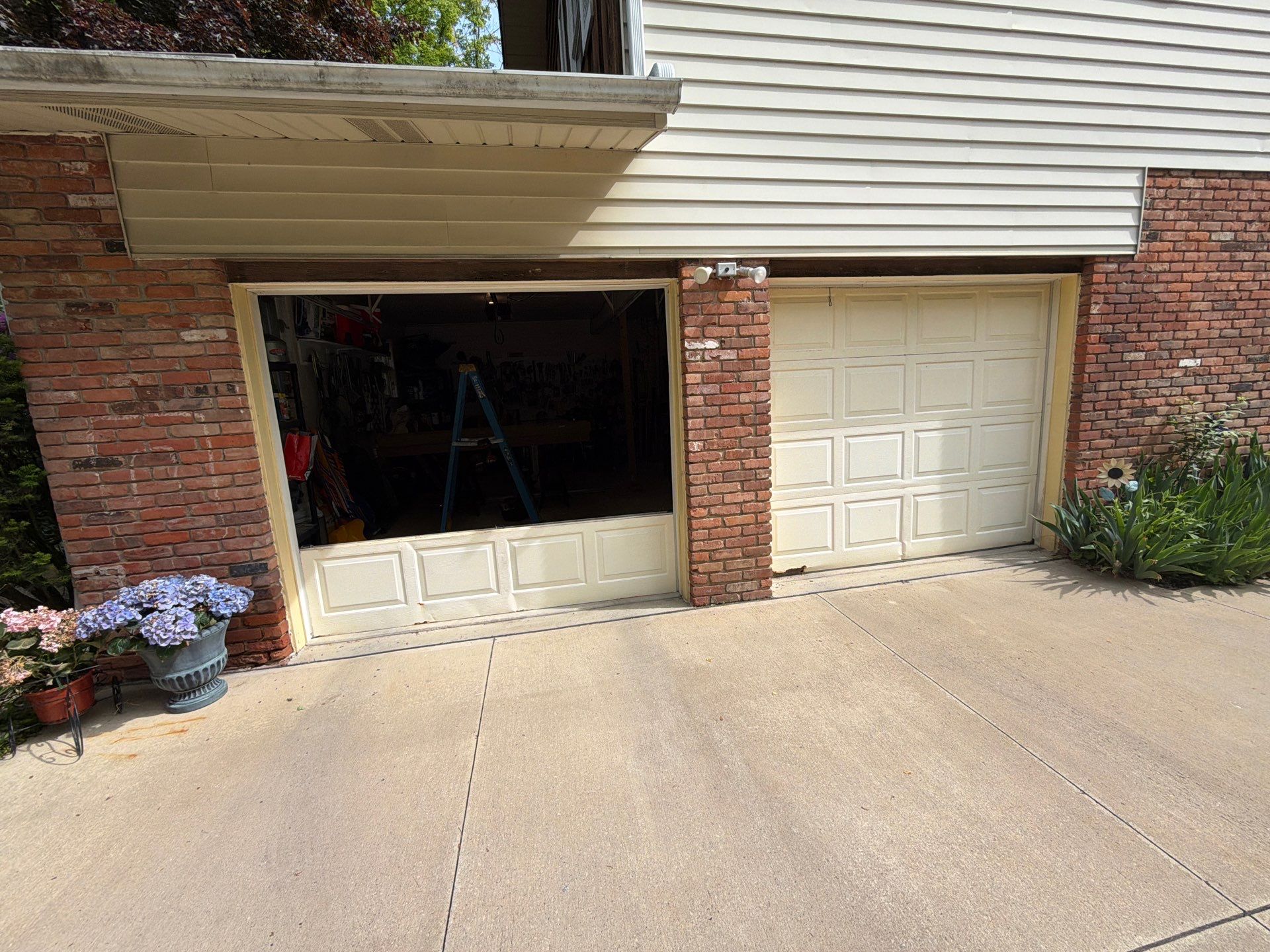 New Garage Door and Opener in Chesterland OH by Ohio Garage Door Repair