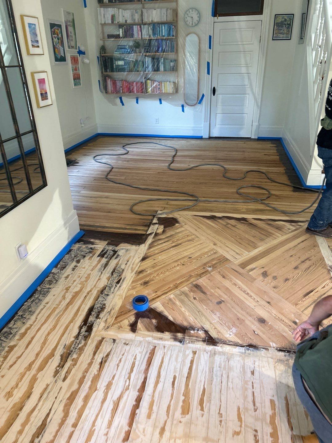 Restored hardwoods by Footprints Floors of Nashville