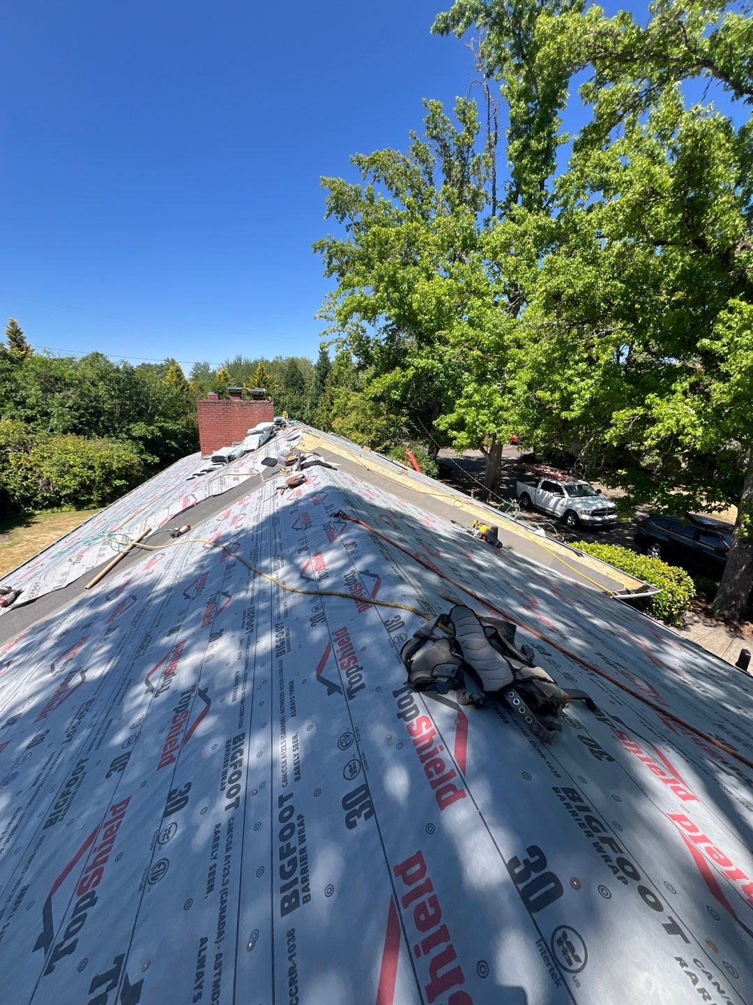 Residential Roofing Installation using IKO Dynasty (Color: Summit Grey) by Orezona Building & Roofing Company, Inc.