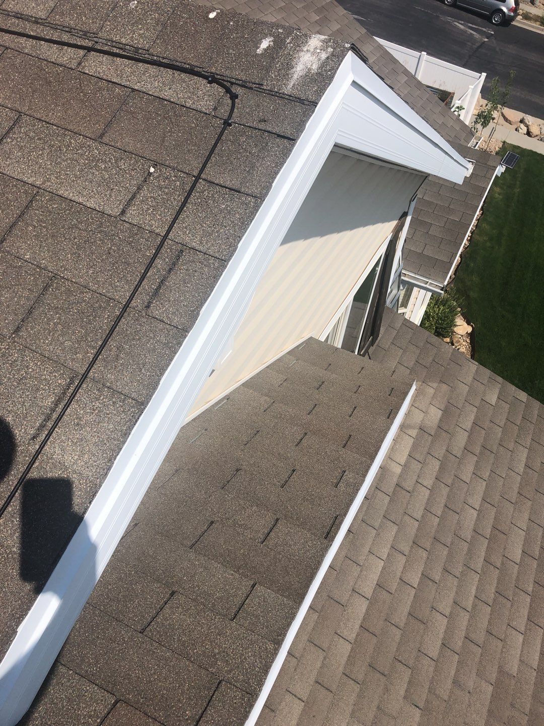 Storm Damaged Roof using GAF Timberline HDZ - Lifetime Shingle by The Roof Doctor
